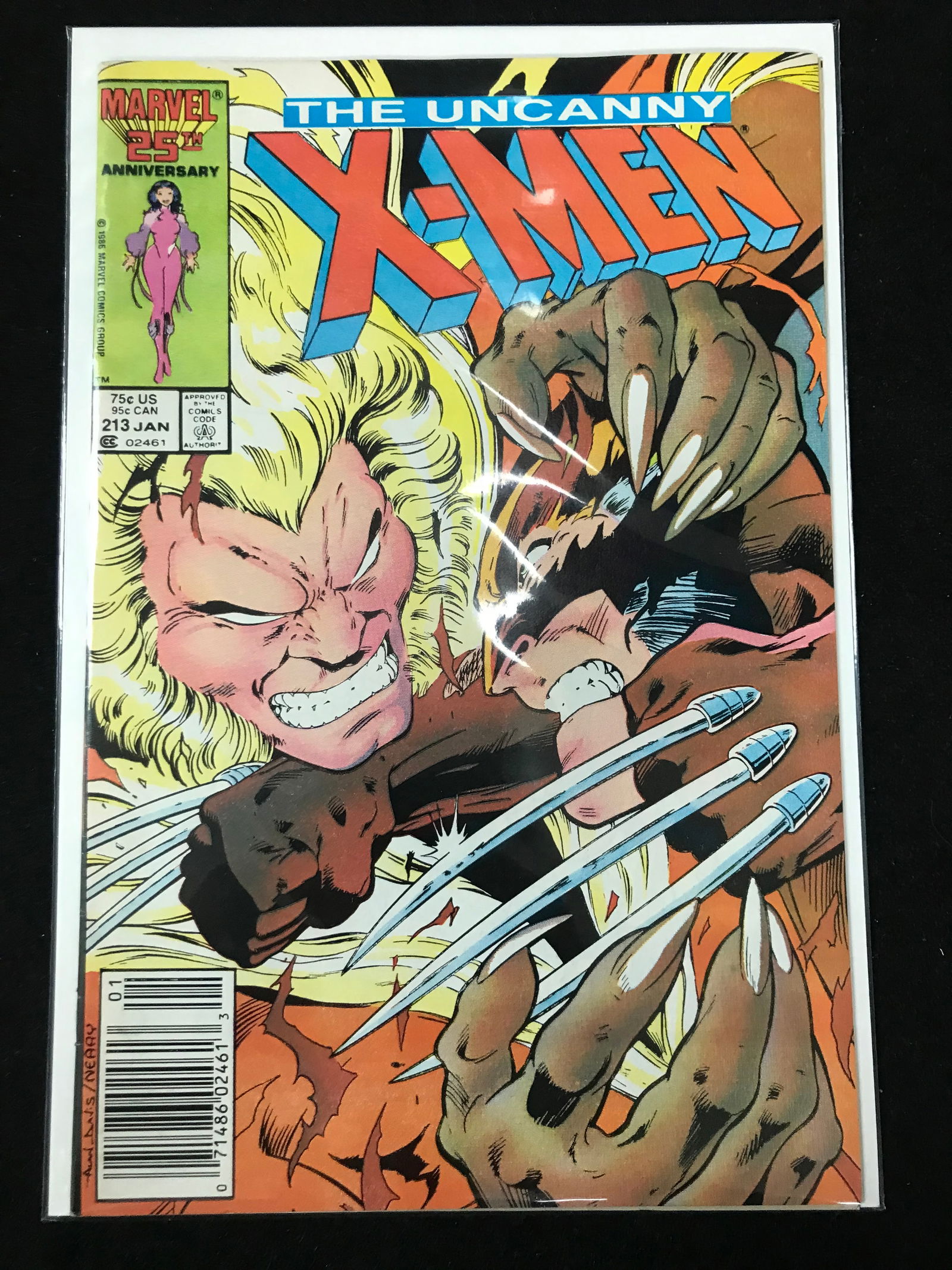 MARVEL COMICS THE UNCANNY X-MEN NO.213: Prices are in Canadian dollars