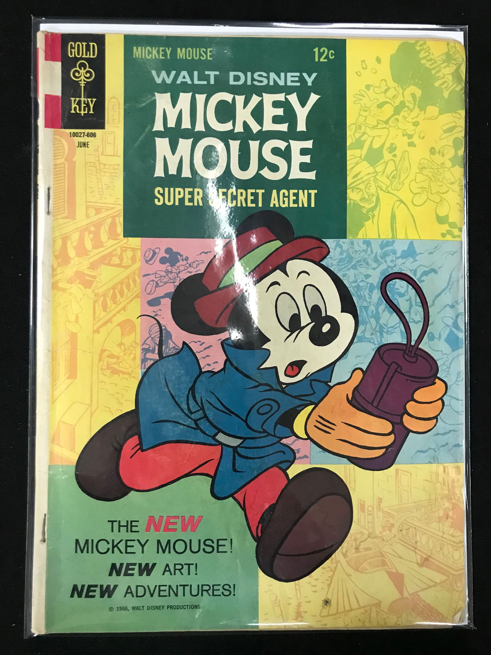 GOLD KEY COMICS MICKEY MOUSE SILVER AGE COMIC (1 of 1)