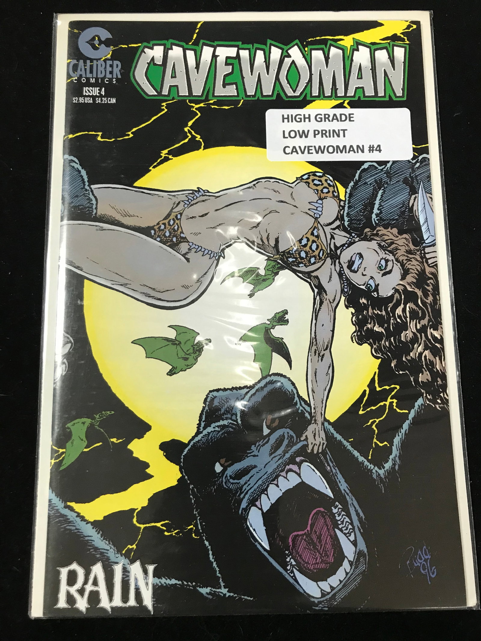 CALIBER COMICS NO.4 CAVEWOMAN (LOW PRINT HIGH GRADE) (1 of 1)