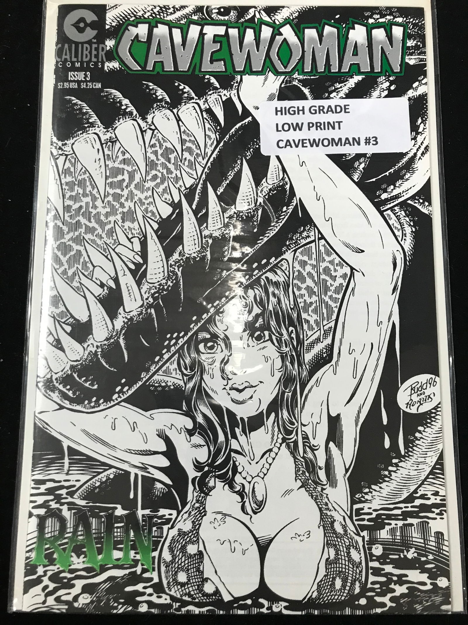 CALIBER COMICS NO.3 CAVEWOMAN (LOW PRINT HIGH GRADE) (1 of 1)