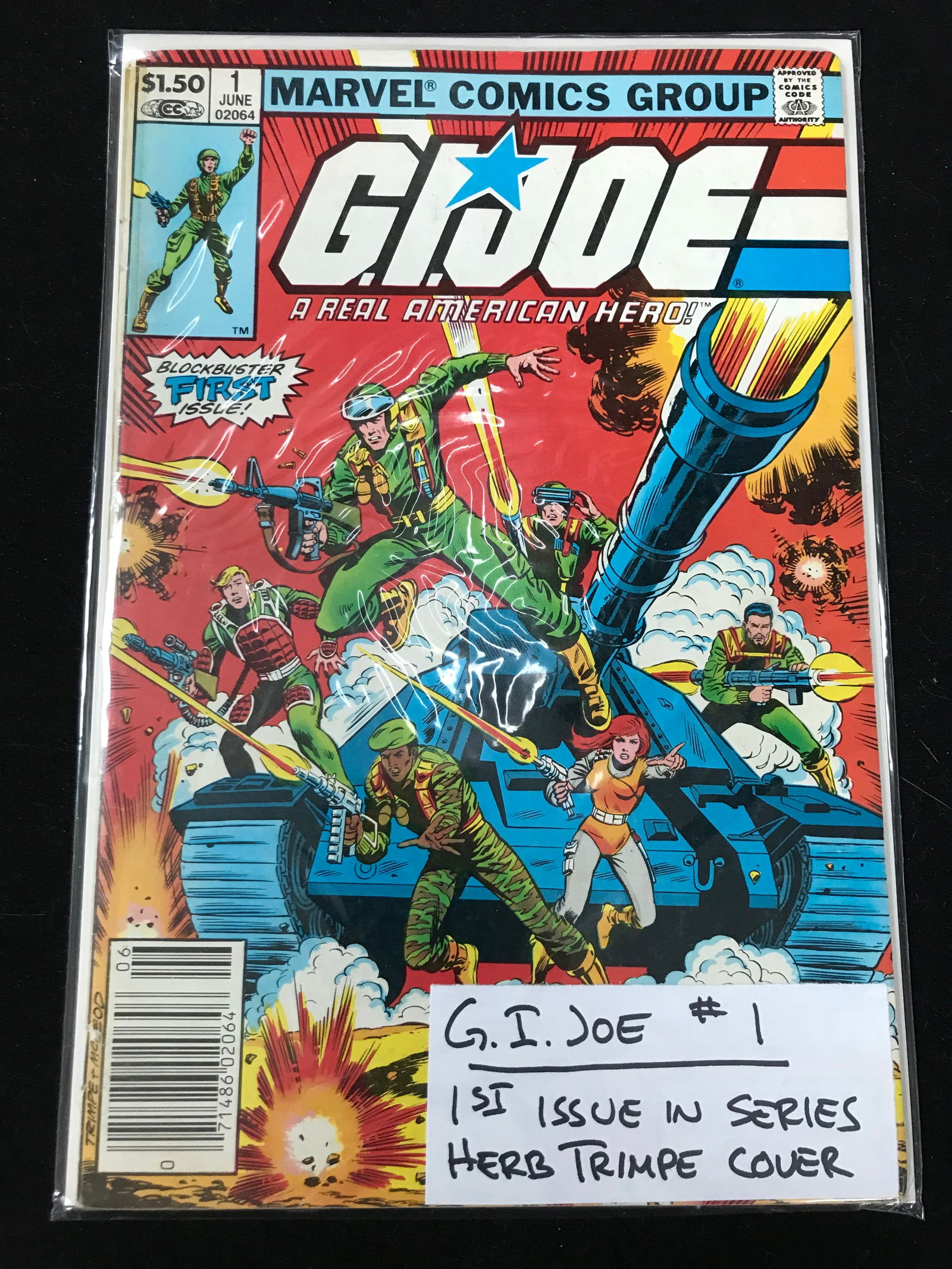 MARVEL COMICS NO.1 G.I. JOE (1ST ISSUE IN SERIES) (1 of 1)