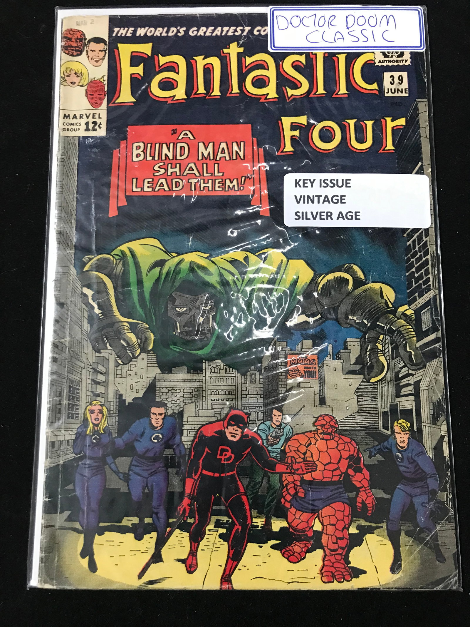 MARVEL COMICS NO.39 FANTASTIC FOUR (VINTAGE SILVER AGE) (1 of 1)
