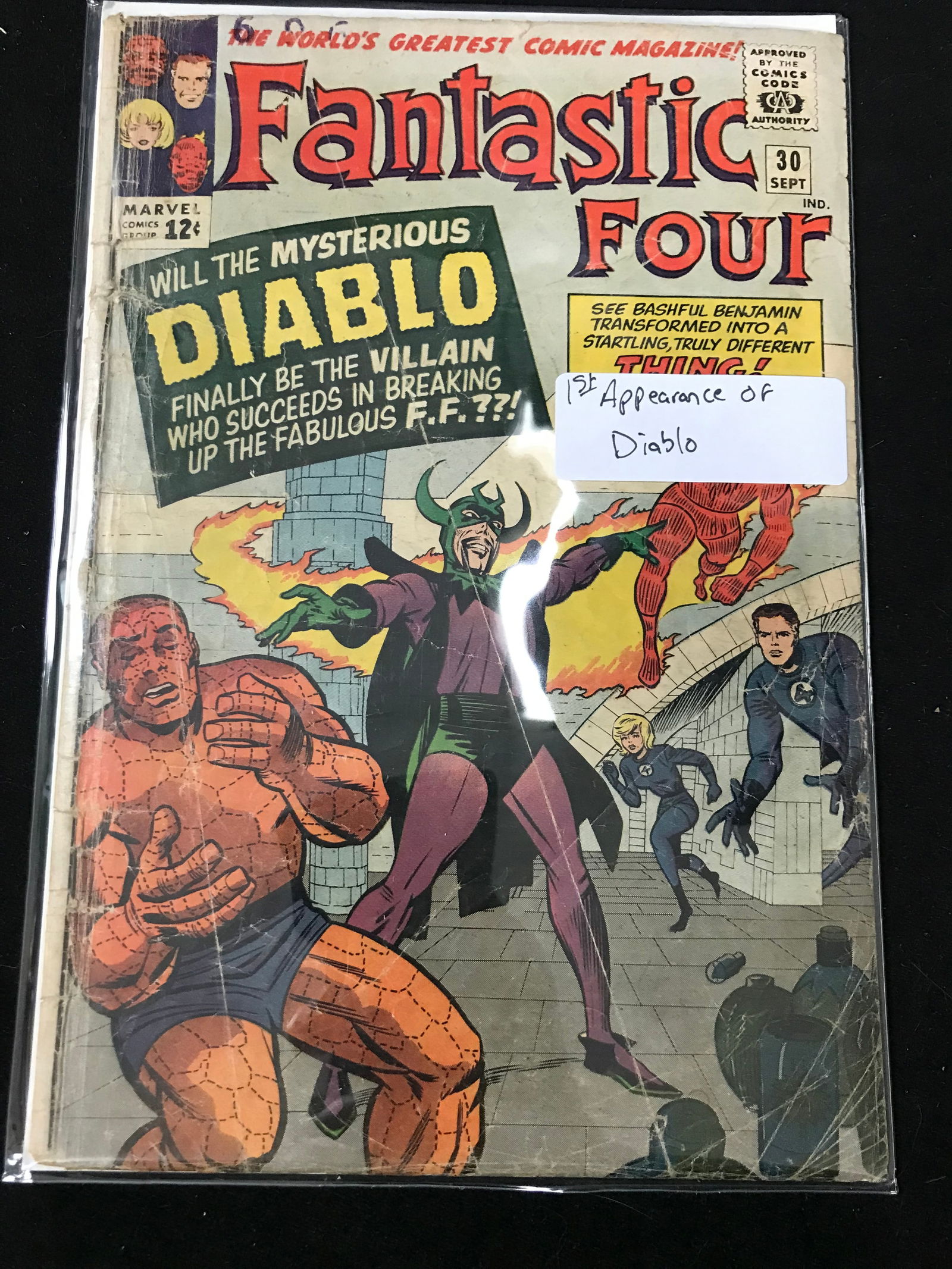 MARVEL COMICS NO.30 FANTASTIC FOUR (1ST APP DIABLO) (1 of 1)