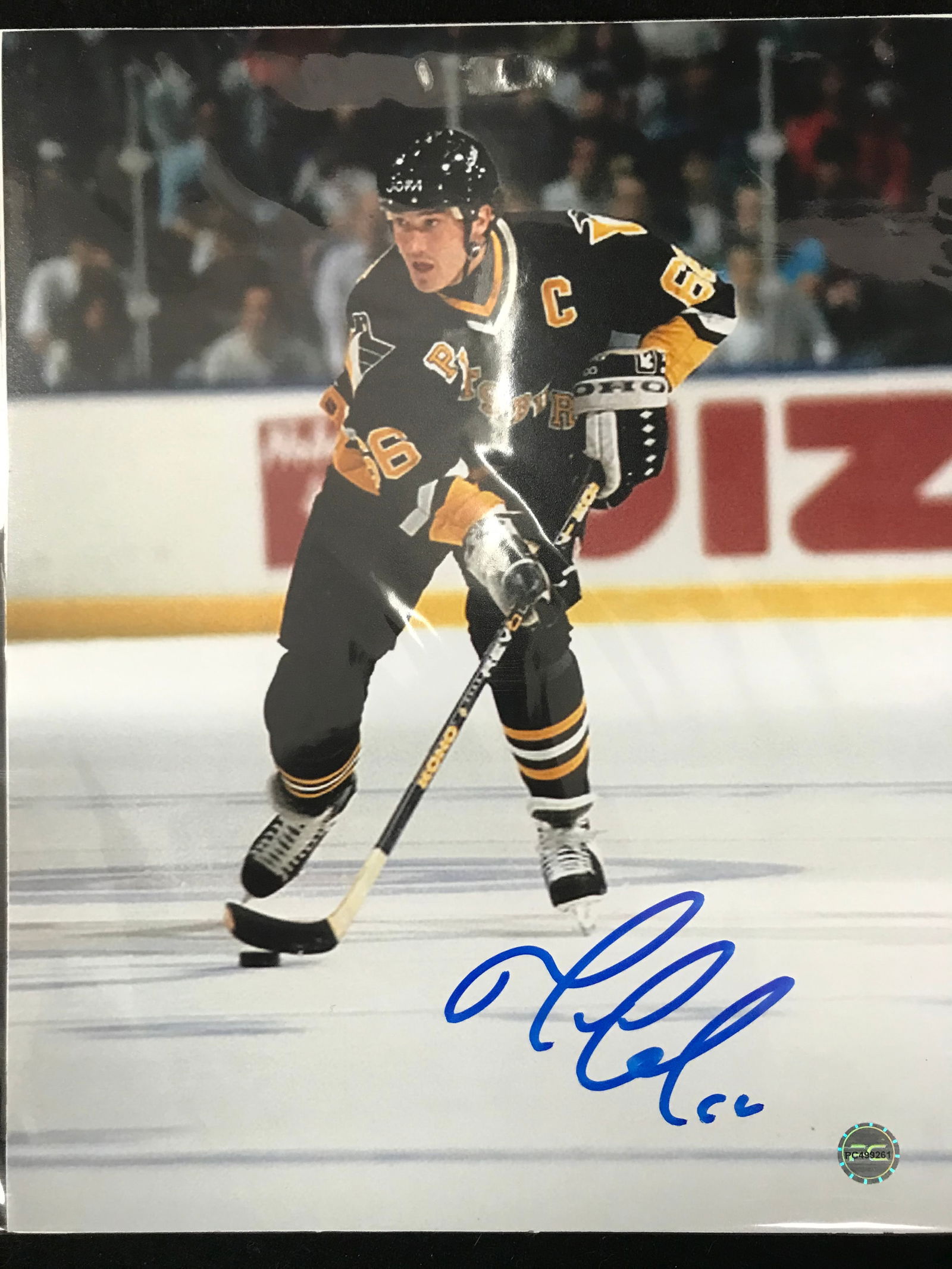 MARIO LEMIEUX SIGNED 8X10 COAPROS COA (1 of 2)
