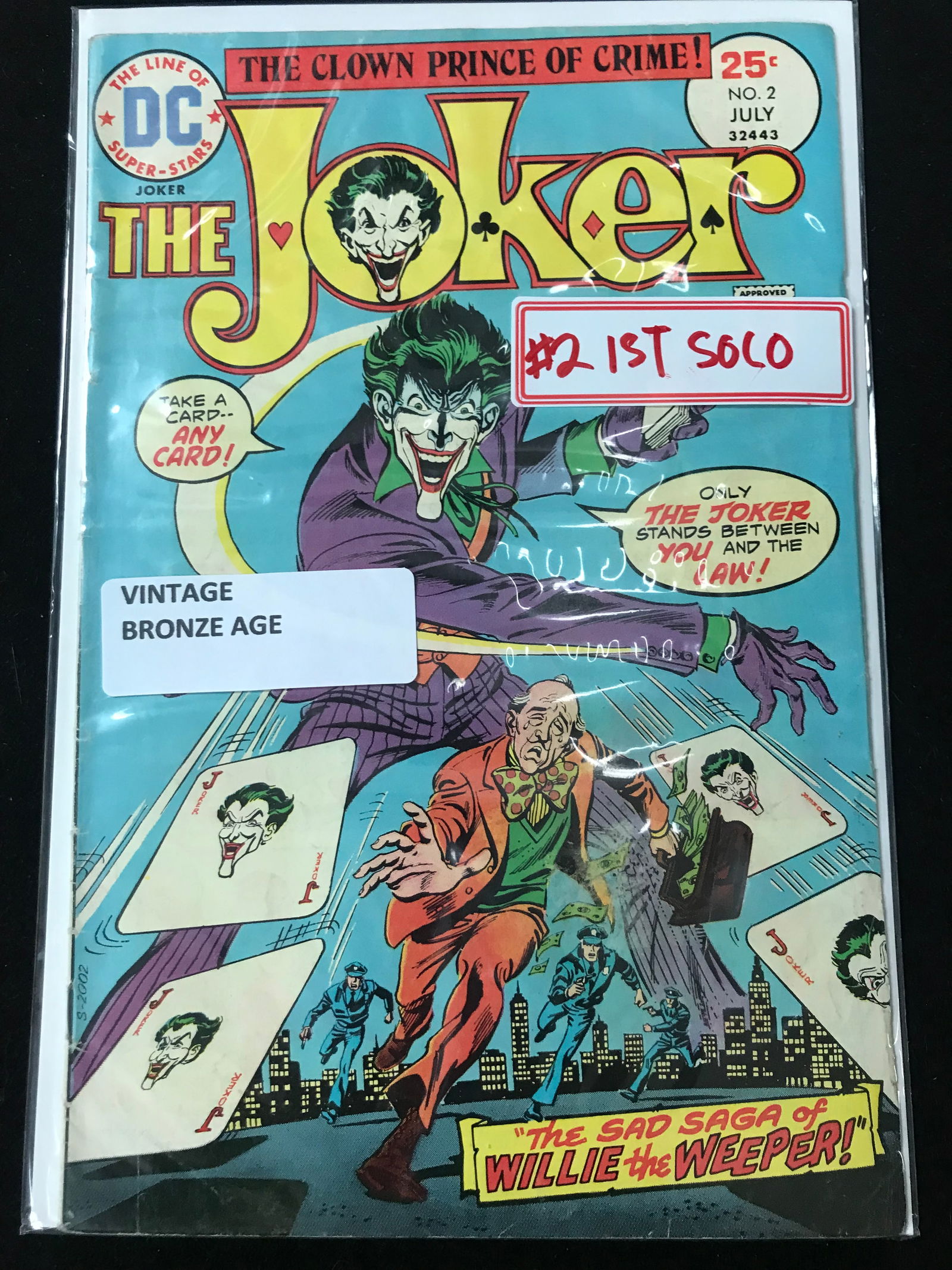 DC COMICS NO.2 THE JOKER (1ST SOLO) (1 of 1)