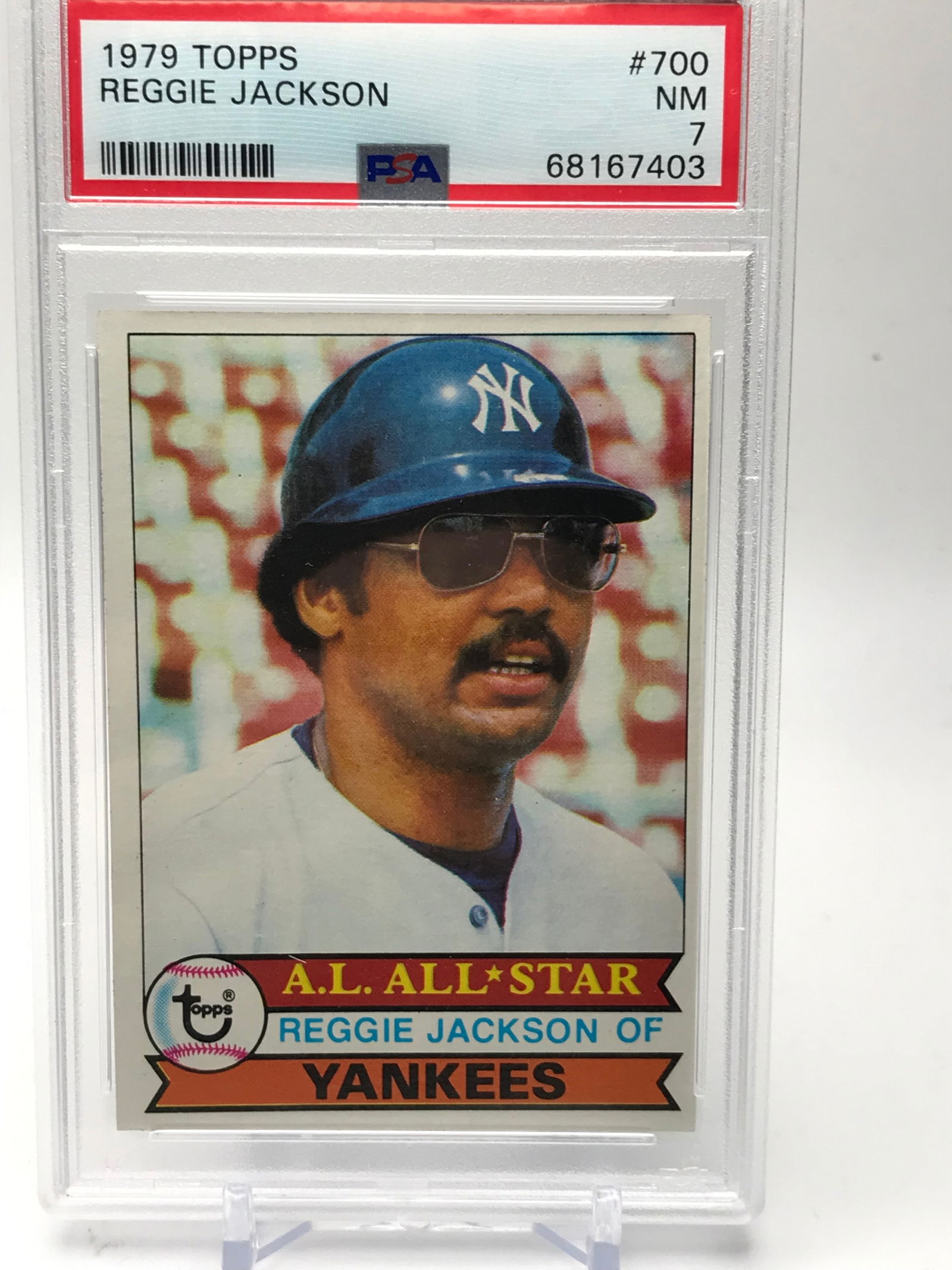1979 TOPPS BASEBALL REGGIE JACKSON (PSA 7) (1 of 1)