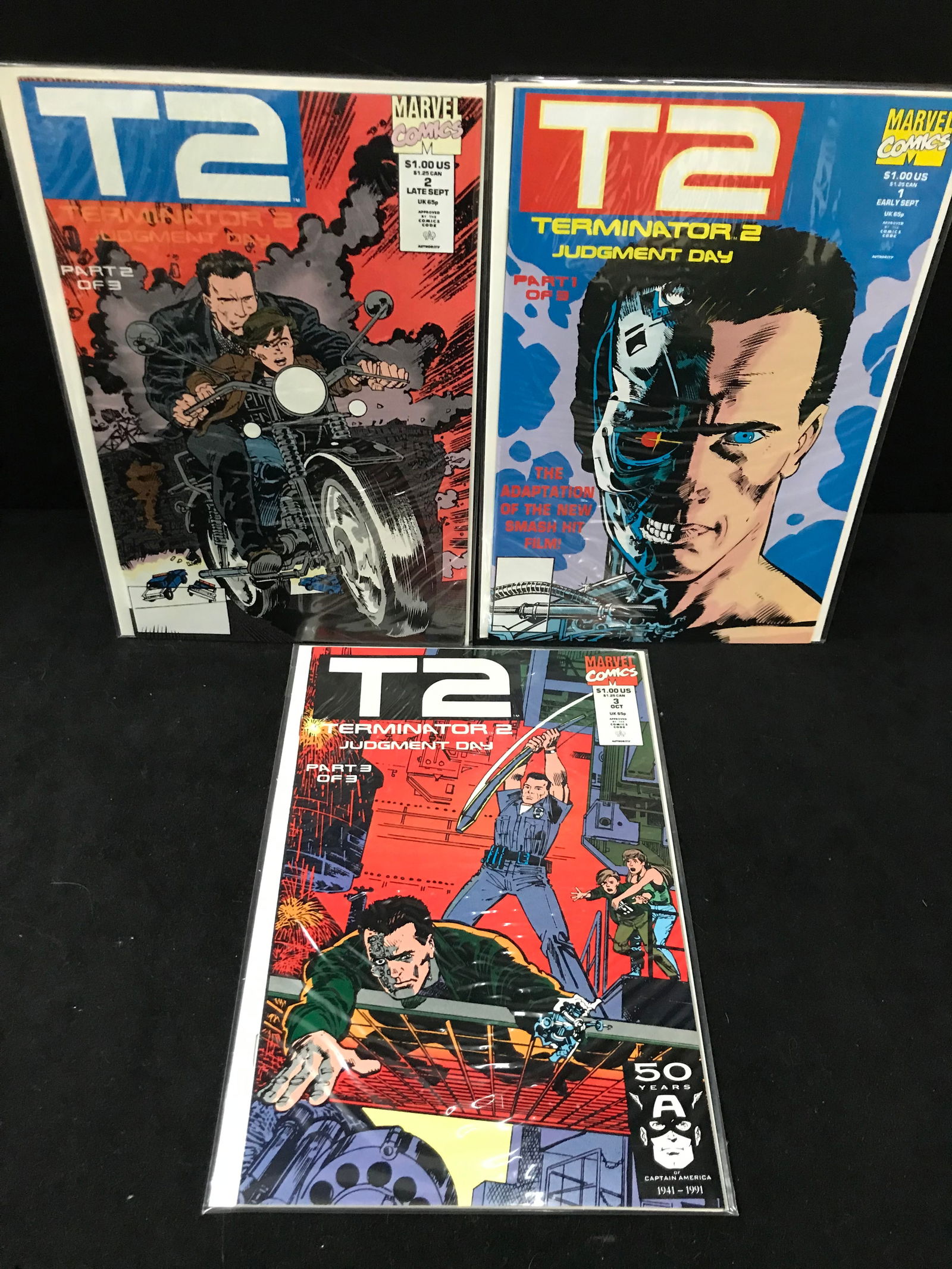 MARVEL COMICS TERMINATOR 2 ISSUE 1-3 RUN (1 of 1)