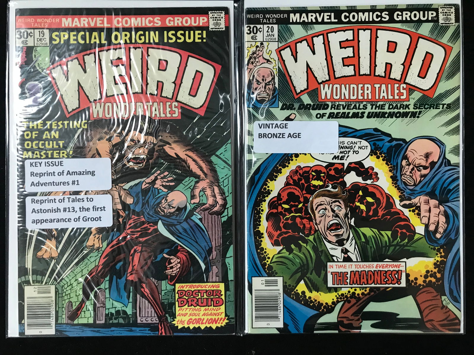 MARVEL COMICS WEIRD WONDER TALES COMIC BOOK LOT (1 of 1)