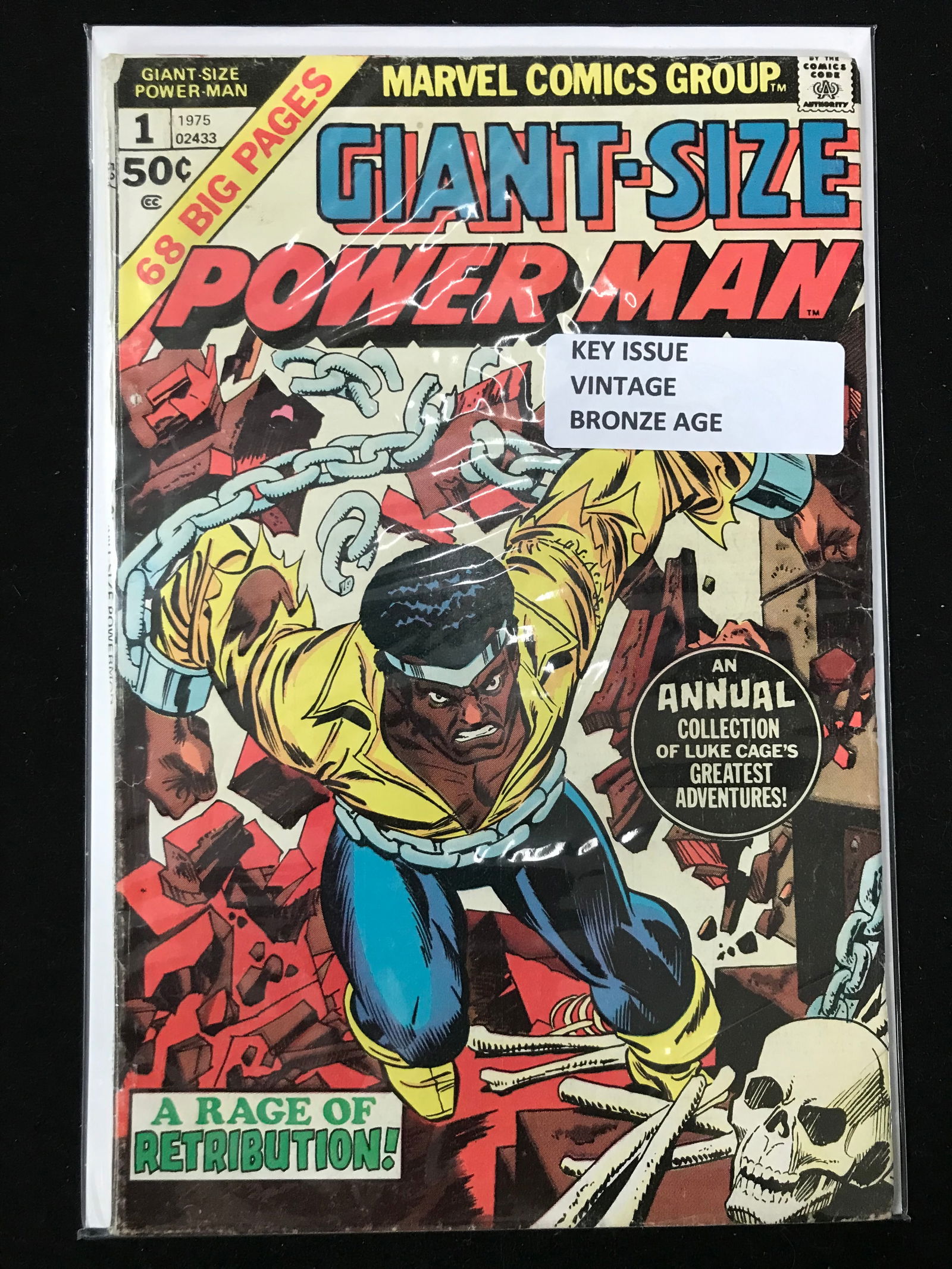 MARVEL COMICS GIANT SIZE POWER MAN NO.1 (1 of 1)
