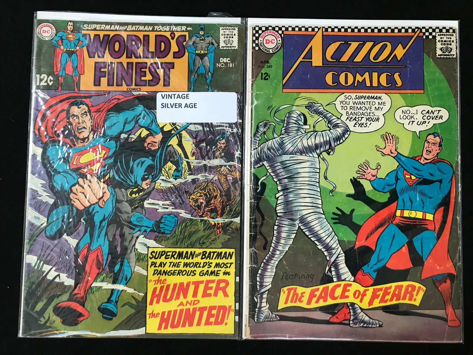 DC SILVER AGE COMICS BOOK LOT (WORLDS FINEST AND SUPERBOY) (1 of 1)