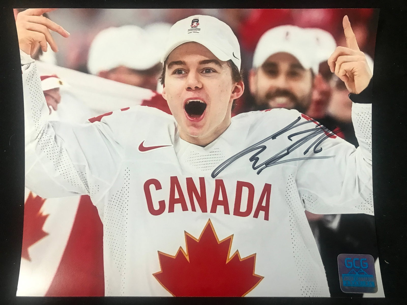 CONNOR BEDARD SIGNED TEAM CANADA 8 X 10 (GCG HOLO): Prices are in Canadian dollars
