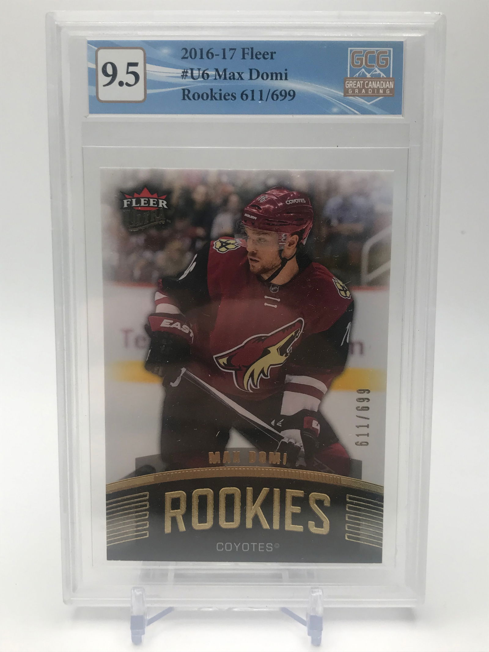 2016-17 FLEER MAX DOMI ROOKIE CARD 611/699 (1 of 2)