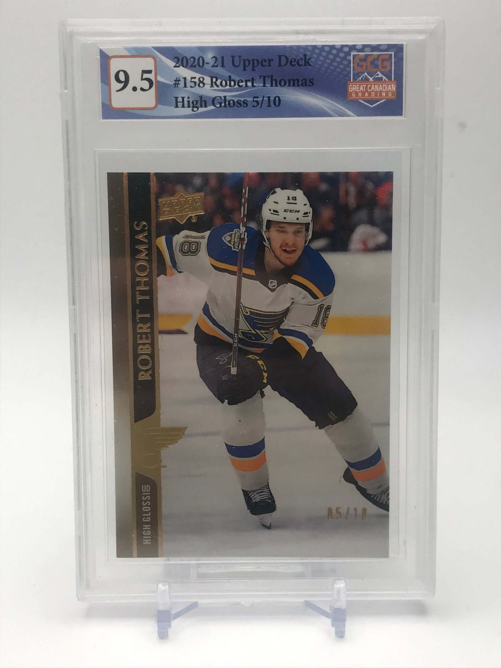 2020-21 UPPER DECK ROBERT THOMAS HIGH GLOSS 5/10 (1 of 2)