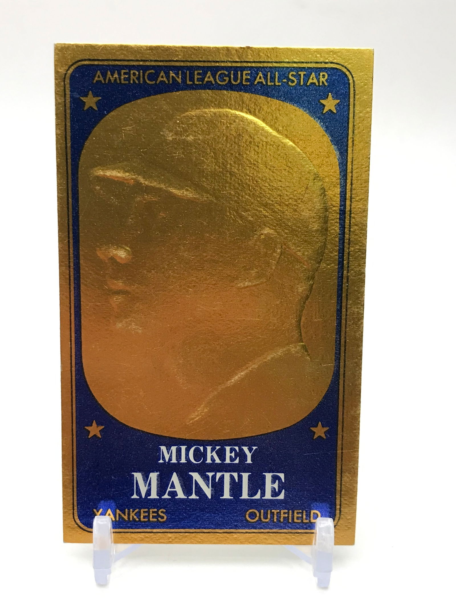 1965 TOPPS EMBOSSED NO.11 MICKEY MANTLE (1 of 2)