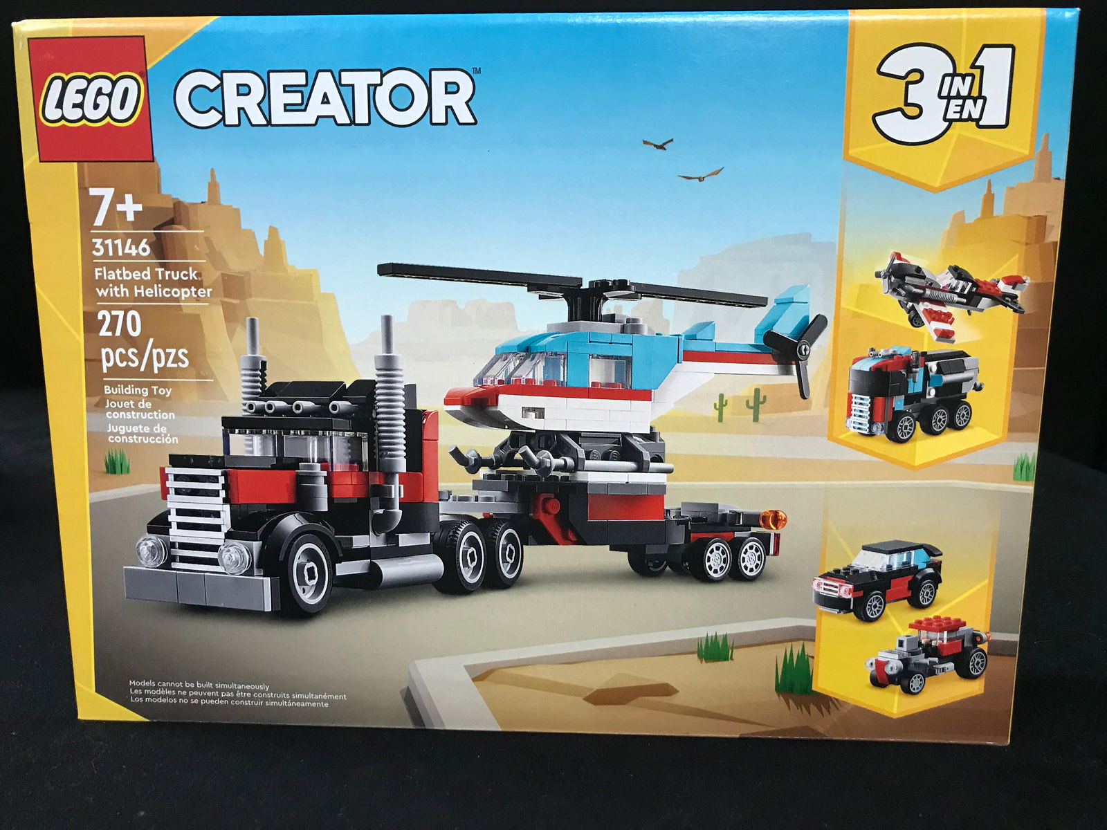 SEALED LEGO 31146 FLATBED TRUCK WITH HELICOPTER CREATOR 3IN1: Prices are in Canadian dollars