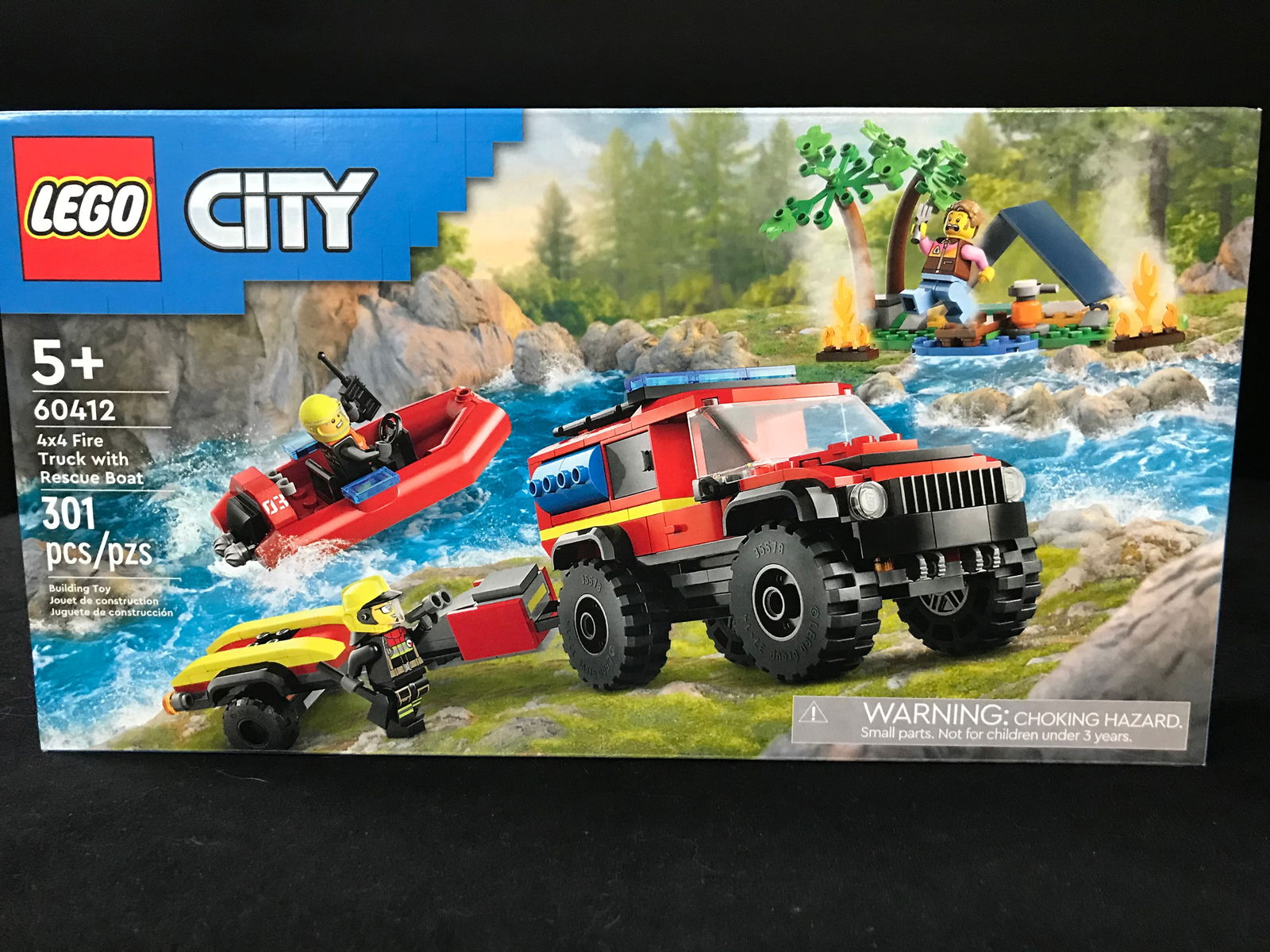 SEALED LEGO 60412 4X4 FIRETRUCK WITH RESCUE BOAT CITY: Prices are in Canadian dollars