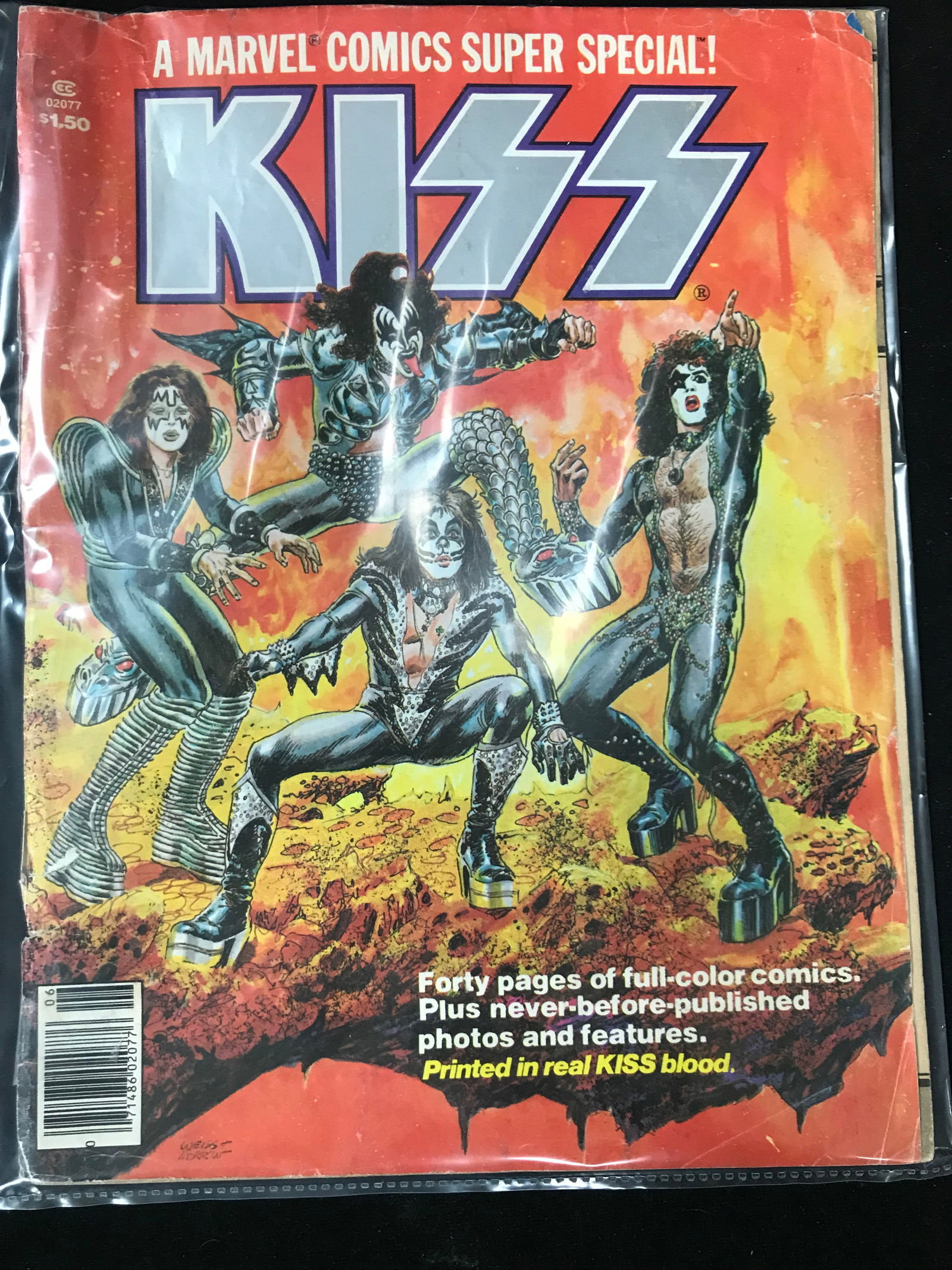 MARVEL COMICS SUPER SPECIAL KISS NO.1 (1 of 1)