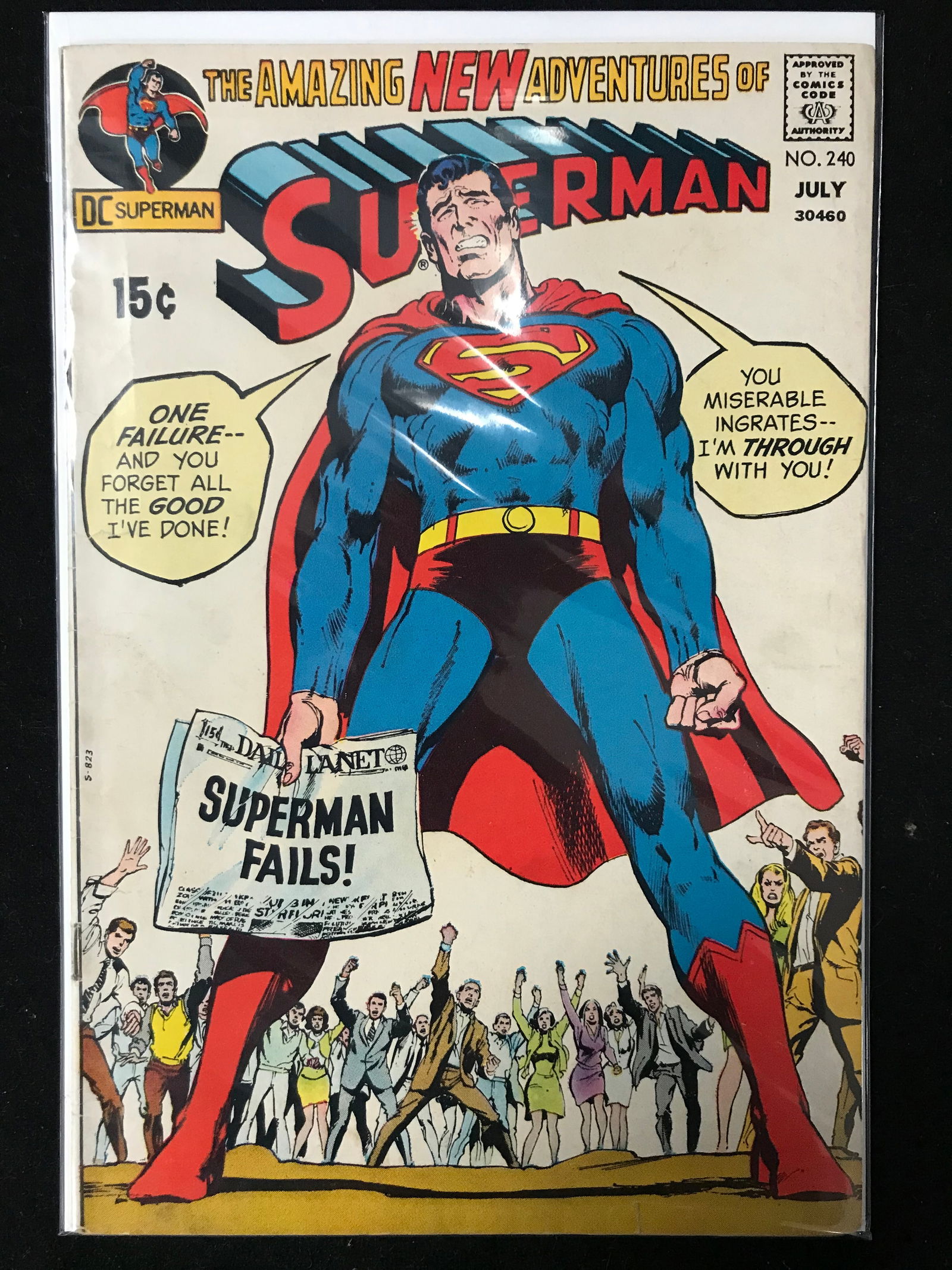 DC COMICS SUPERMAN NO.240: Prices are in Canadian dollars