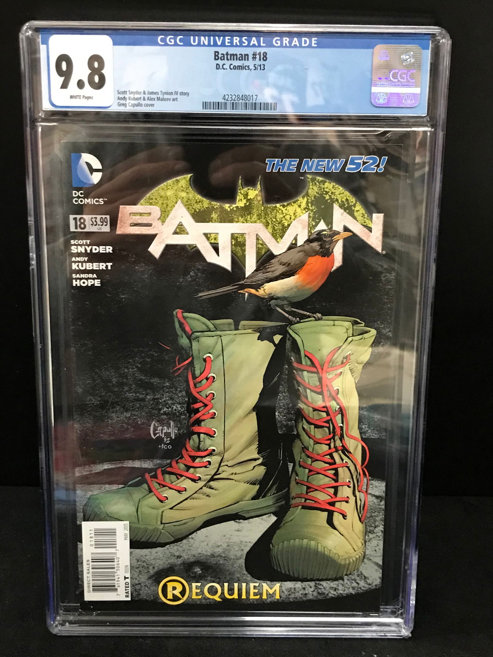 DC COMICS BATMAN NO.18 (CGC 9.8) (1 of 1)