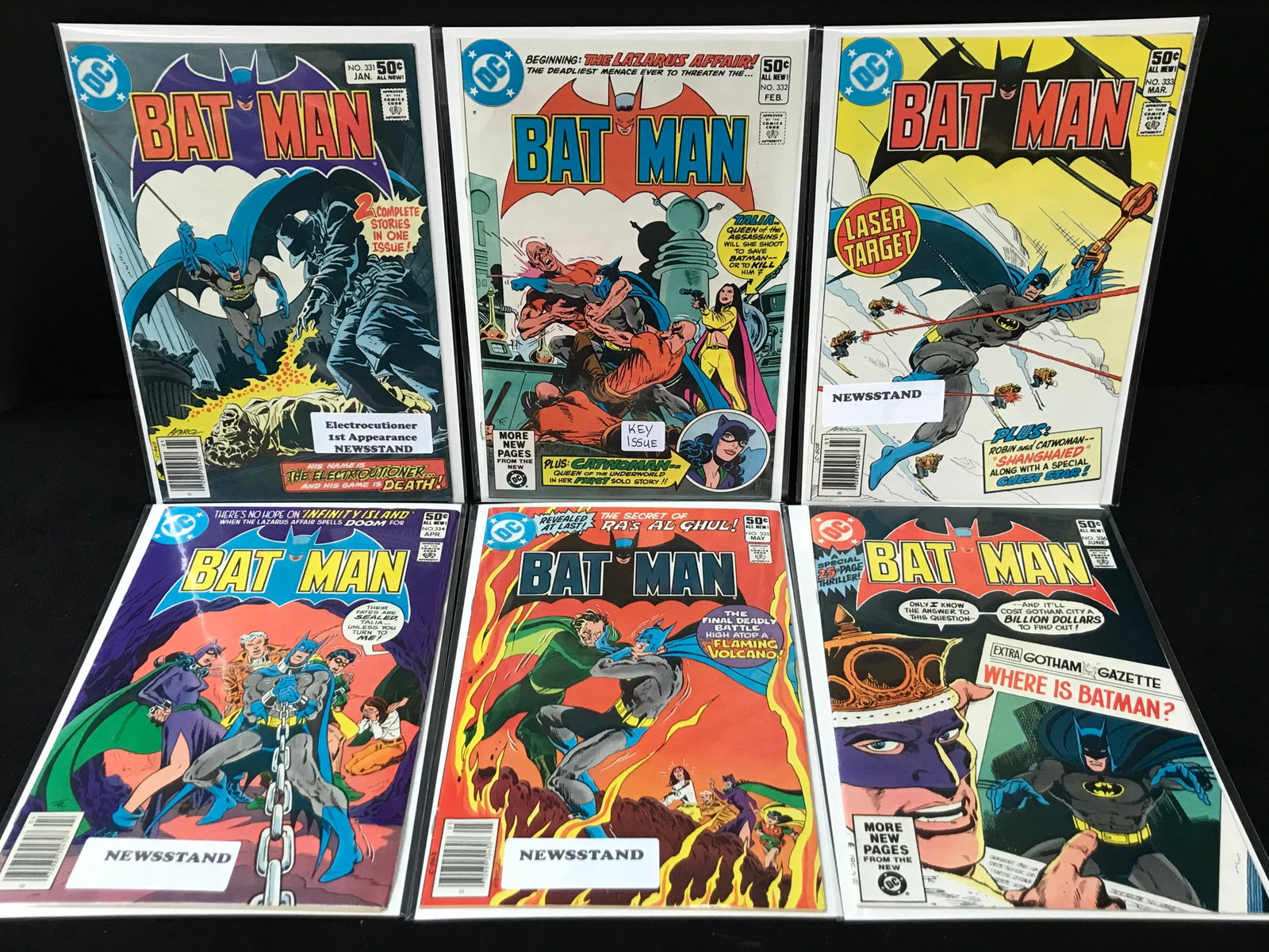 LOT OF BATMAN COMICS (DC COMICS): Prices are in Canadian dollars