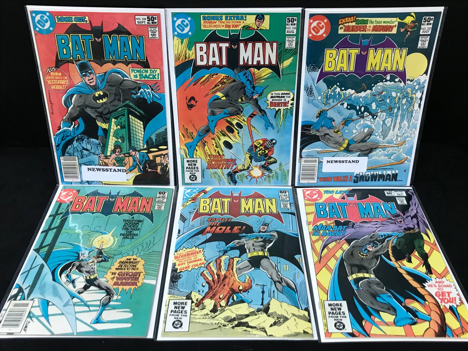 LOT OF BATMAN COMICS (DC COMICS): Prices are in Canadian dollars