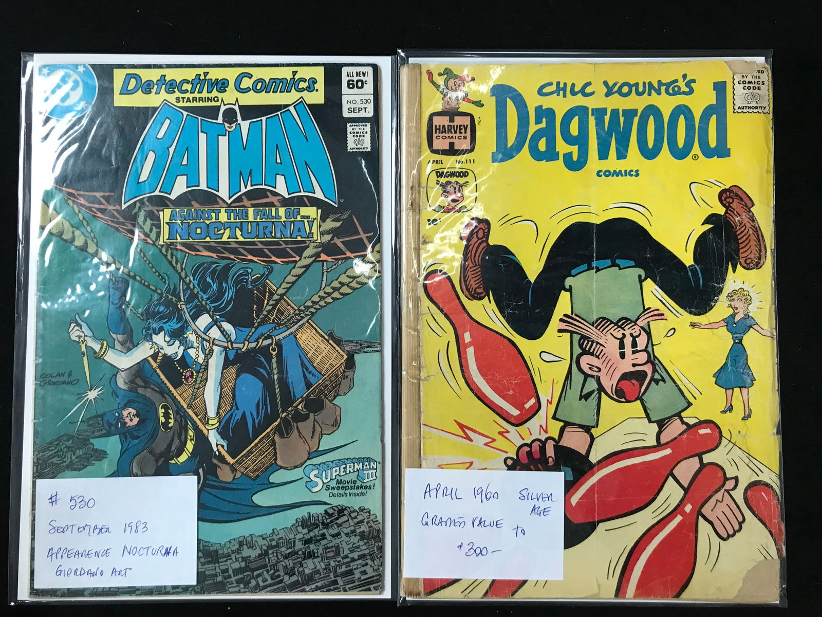 SILVER AGE COMIC BOOK LOT (BATMAN, DAGWOOD) (1 of 1)