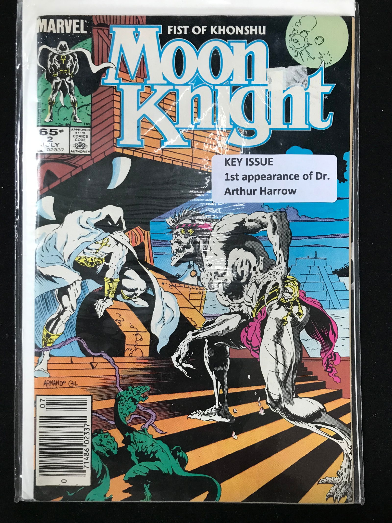 MARVEL COMICS NO.2 MOON KNIGHT (1ST APP DR ARTHUR HARROW) (1 of 1)
