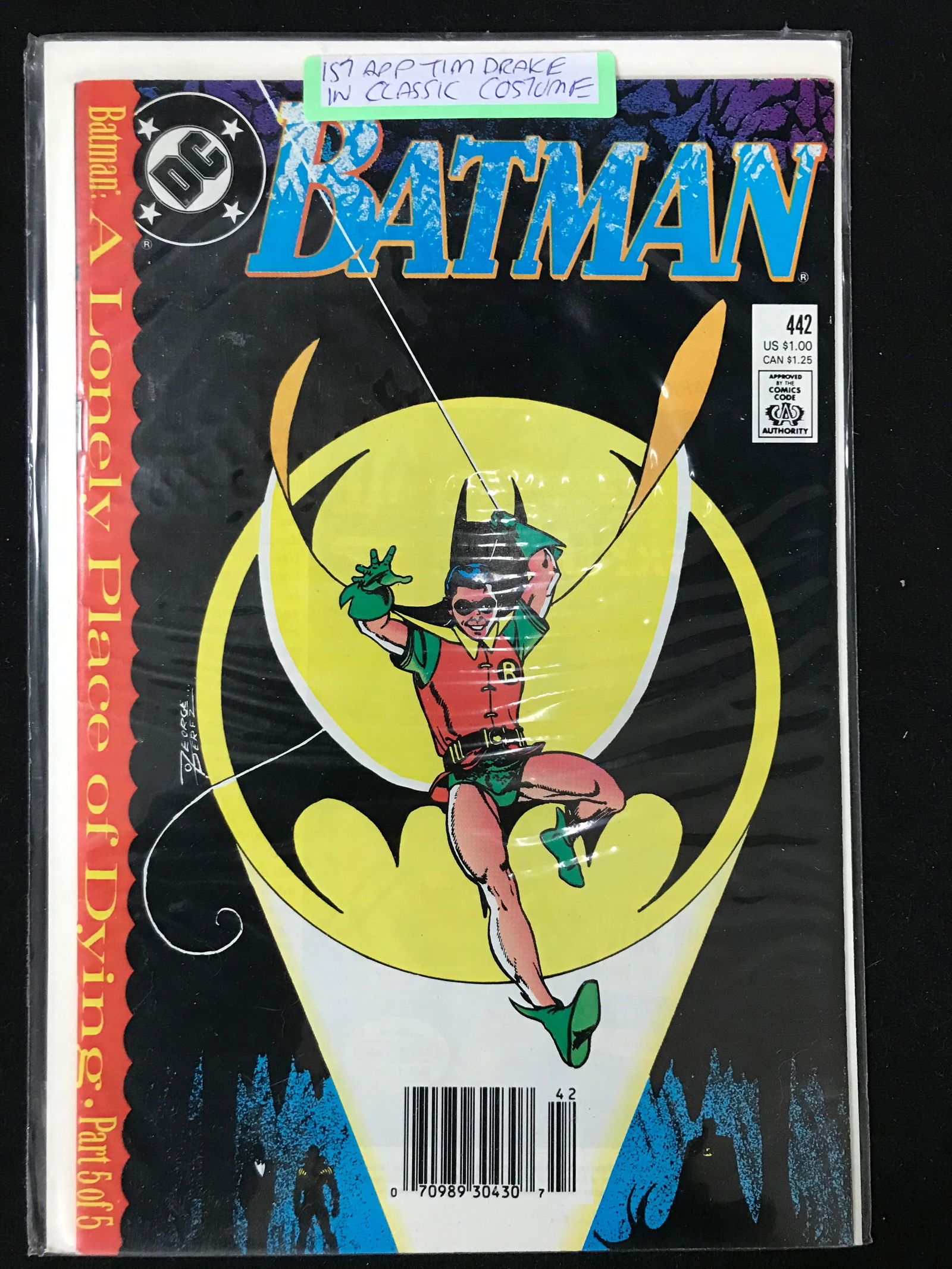 DC COMICS NO.442 BATMAN (1ST APP TIM DRAKE IN CLASSIC COSTUME) (1 of 1)