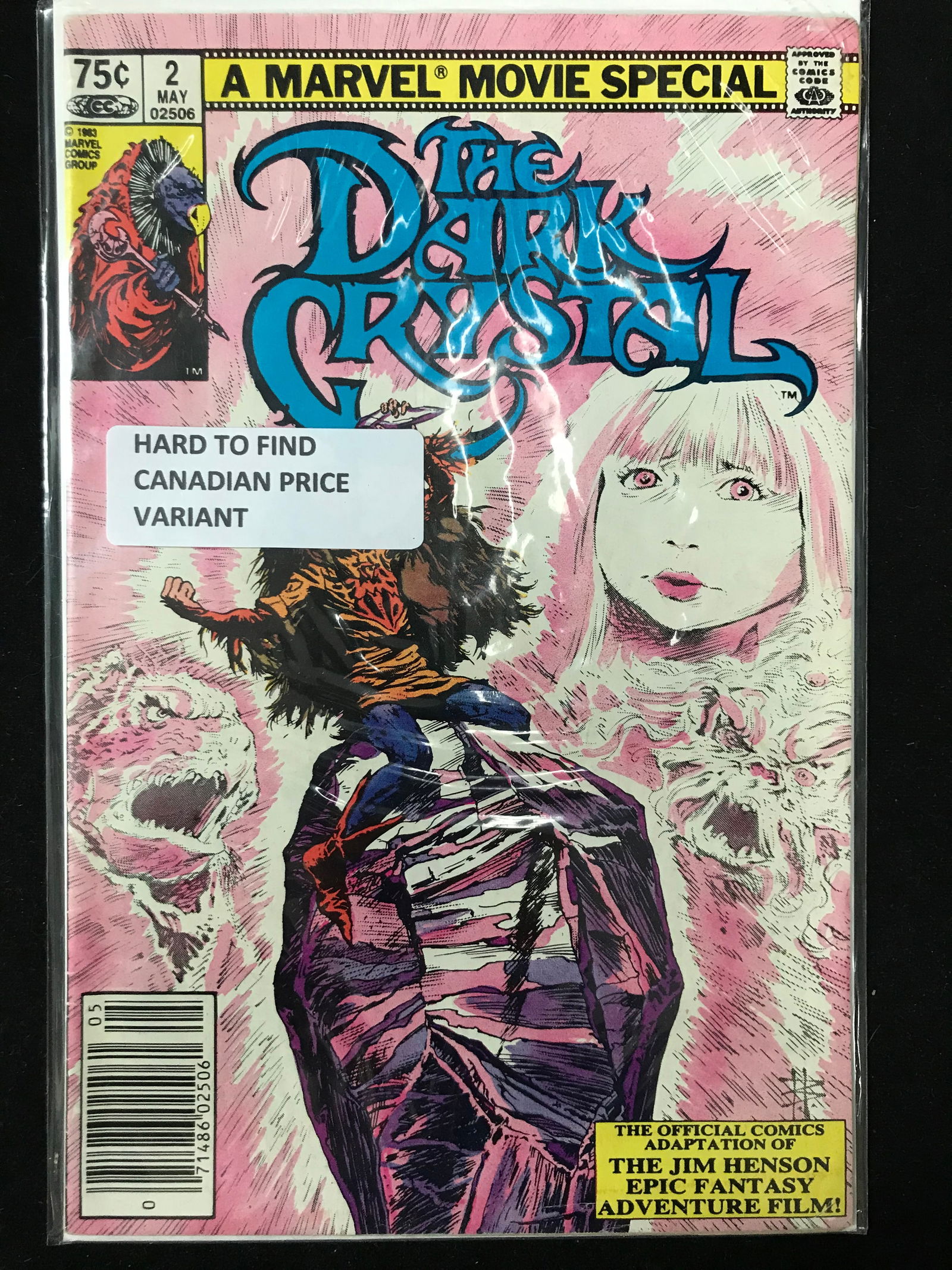 MARVEL COMICS NO.2 THE DARK CRYSTAL (CANADIAN PRICE VARIANT) (1 of 1)