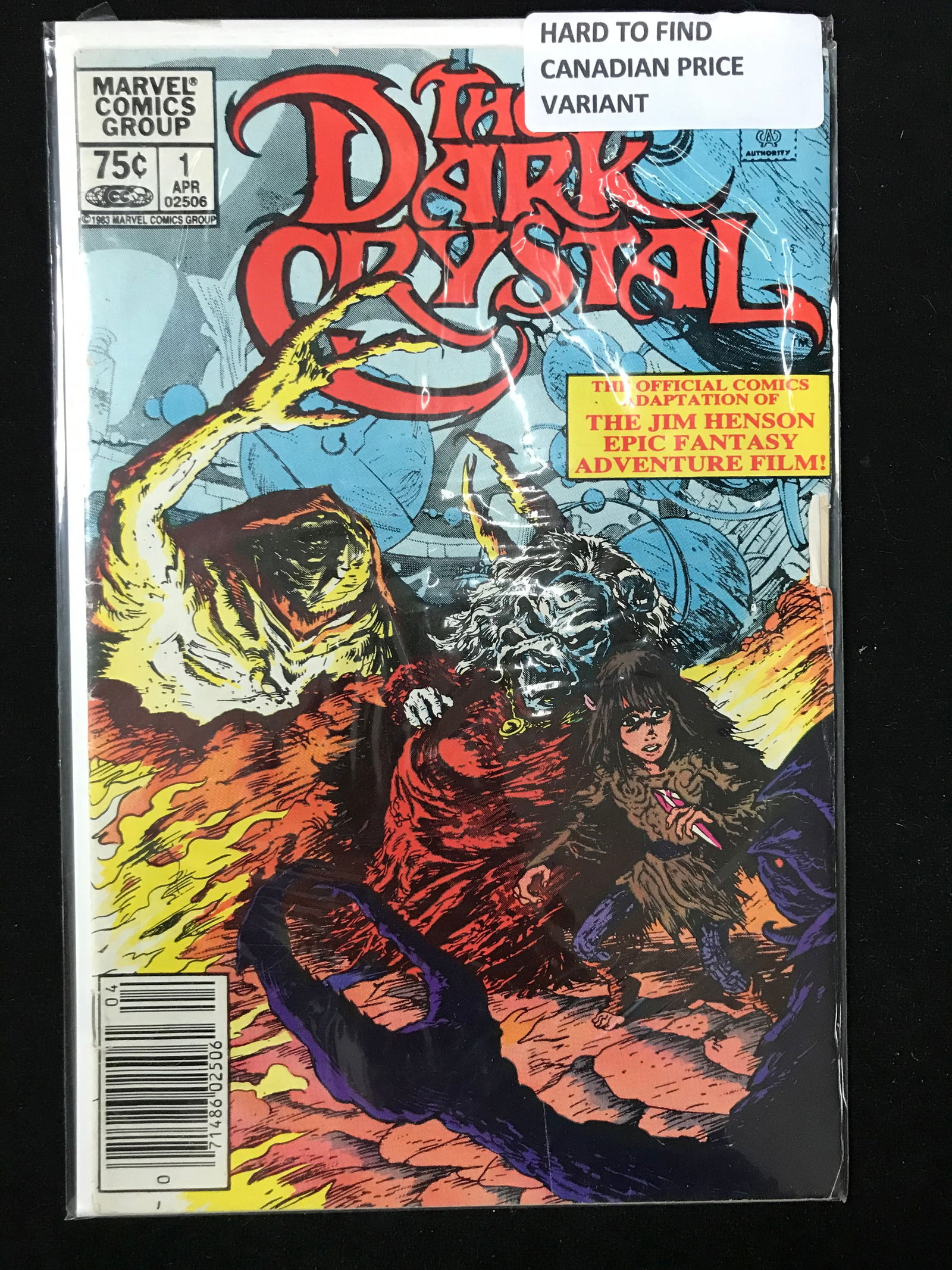 MARVEL COMICS NO.1 THE DARK CRYSTAL (CANADIAN PRICE VARIANT) (1 of 1)