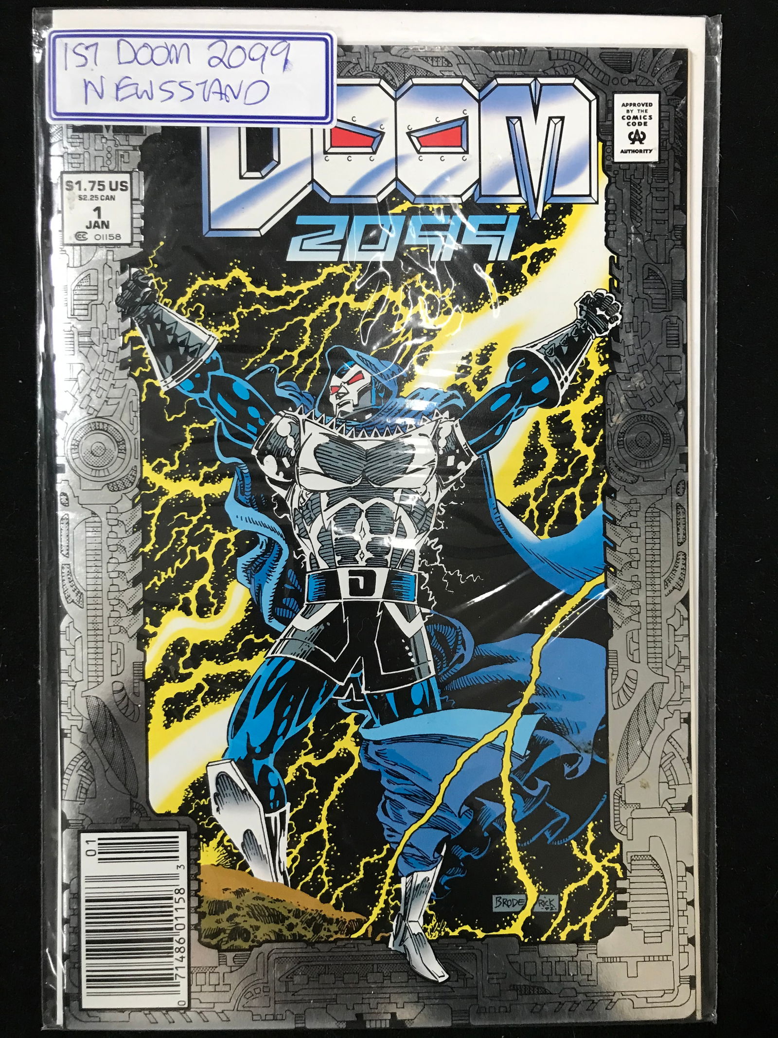 MARVEL COMICS NO.1 DOOM 2099 (1ST DOOM 2099 NEWSSTAND) (1 of 1)