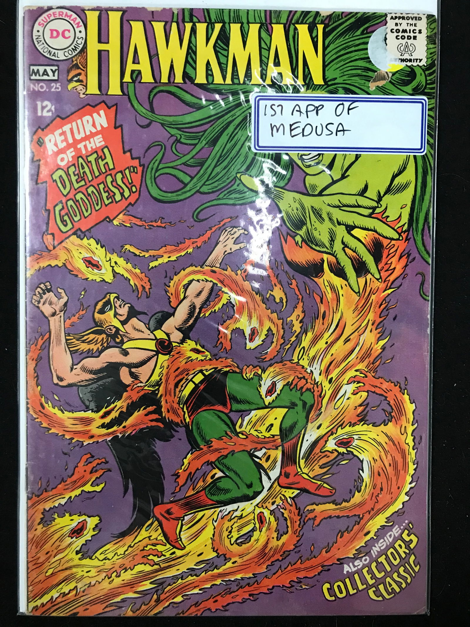DC COMICS NO.25 HAWKMAN (1ST APP MEDUSA) (1 of 1)