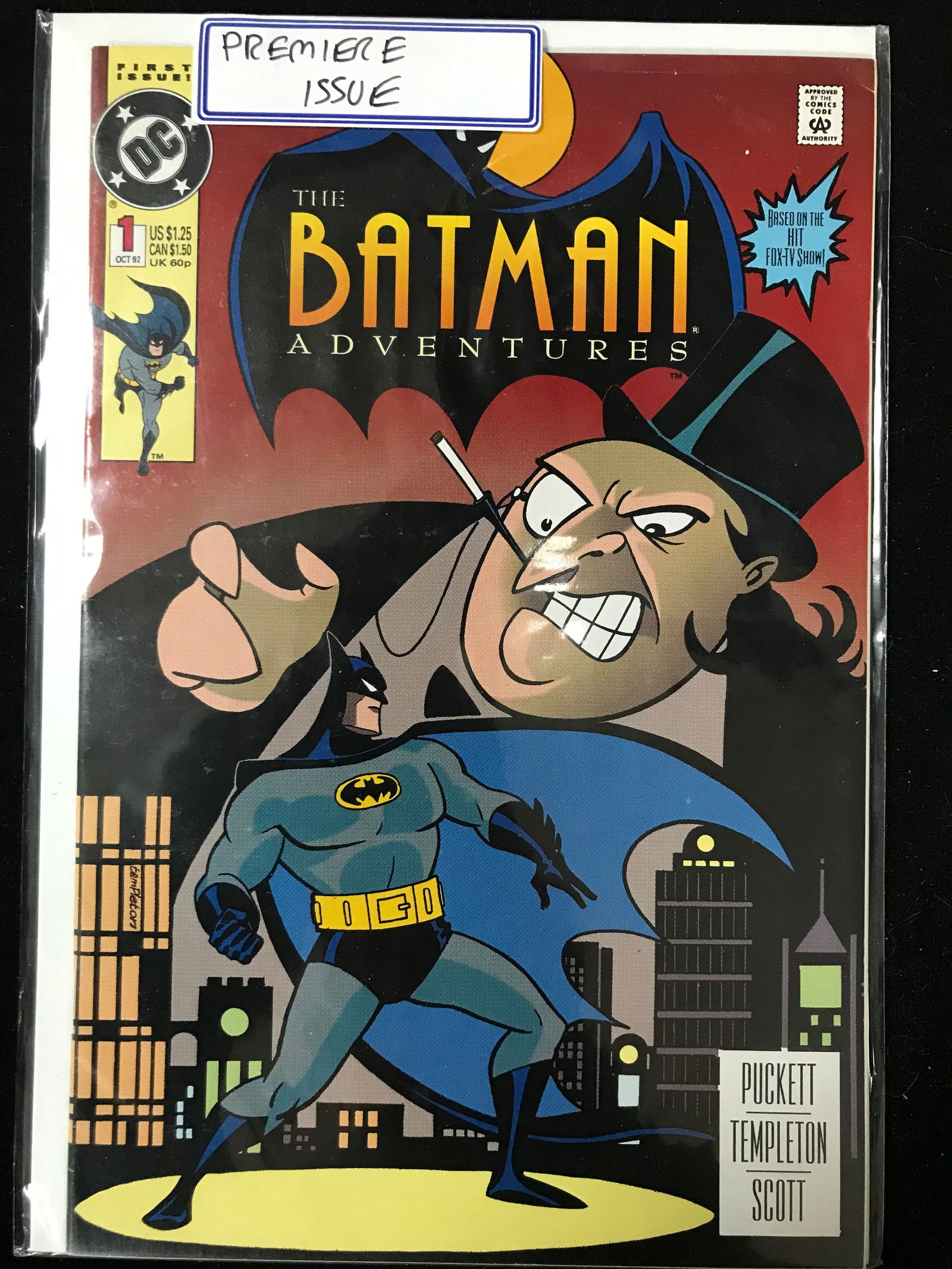 DC COMICS NO.1 THE BATMAN ADVENTURES (PREMIER ISSUE) (1 of 1)