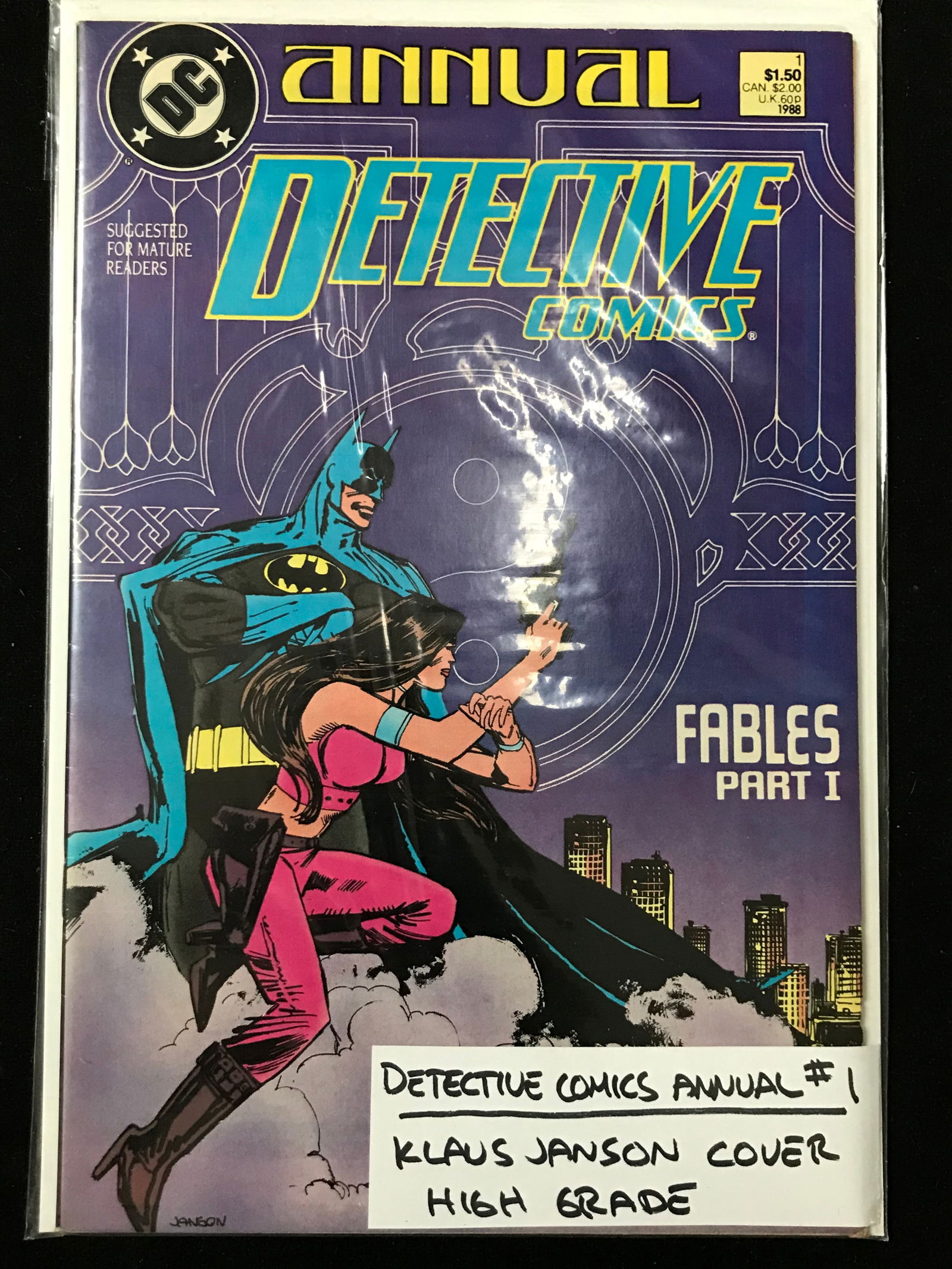DC COMICS NO.1 DETECTIVE COMICS ANNUAL (KLAUS JANSON COVER) (1 of 1)