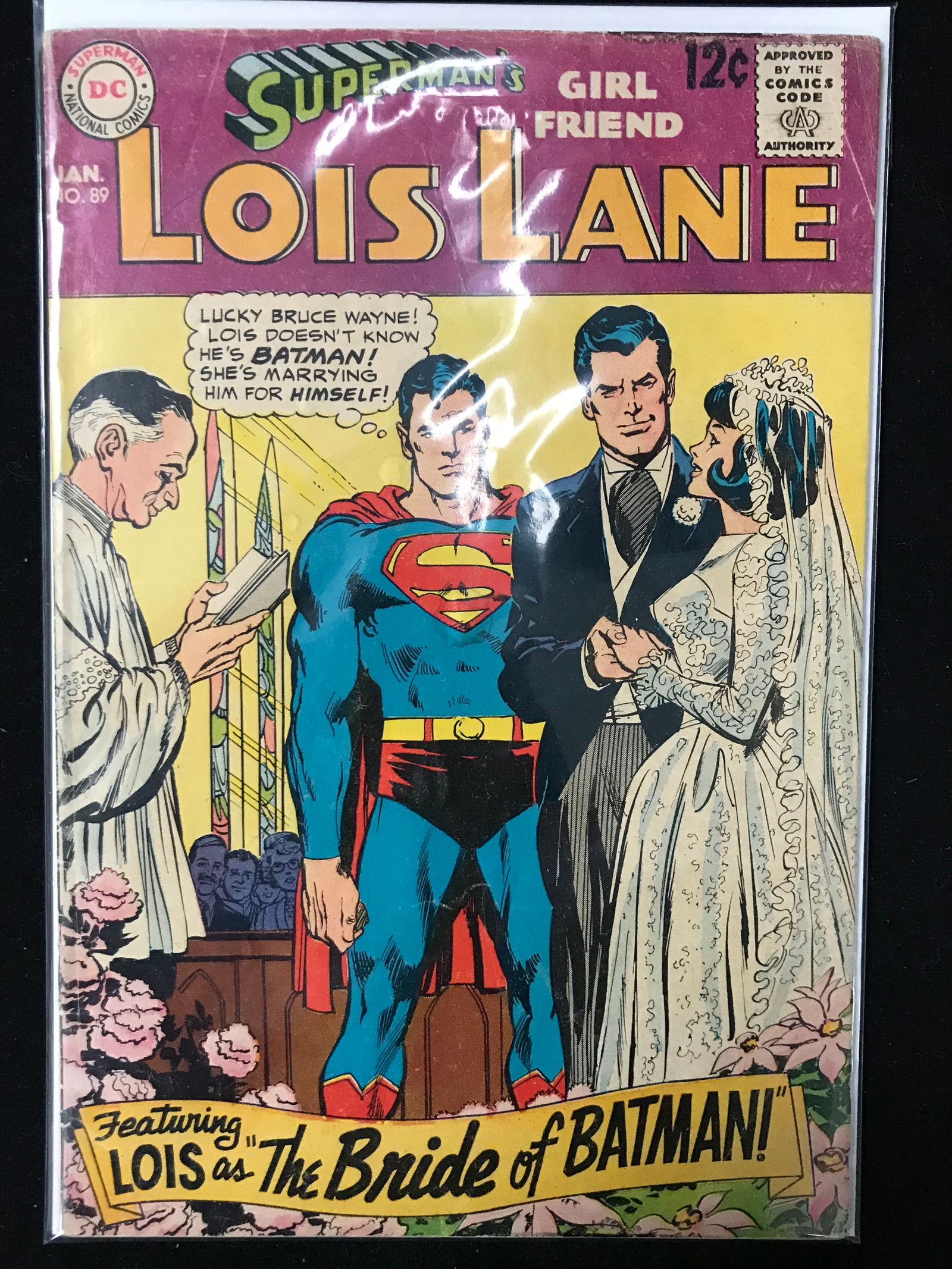 DC COMICS NO.89 LOIS LANE SUPERMAN'S GIRLFRIEND LOIS LANE (1 of 1)