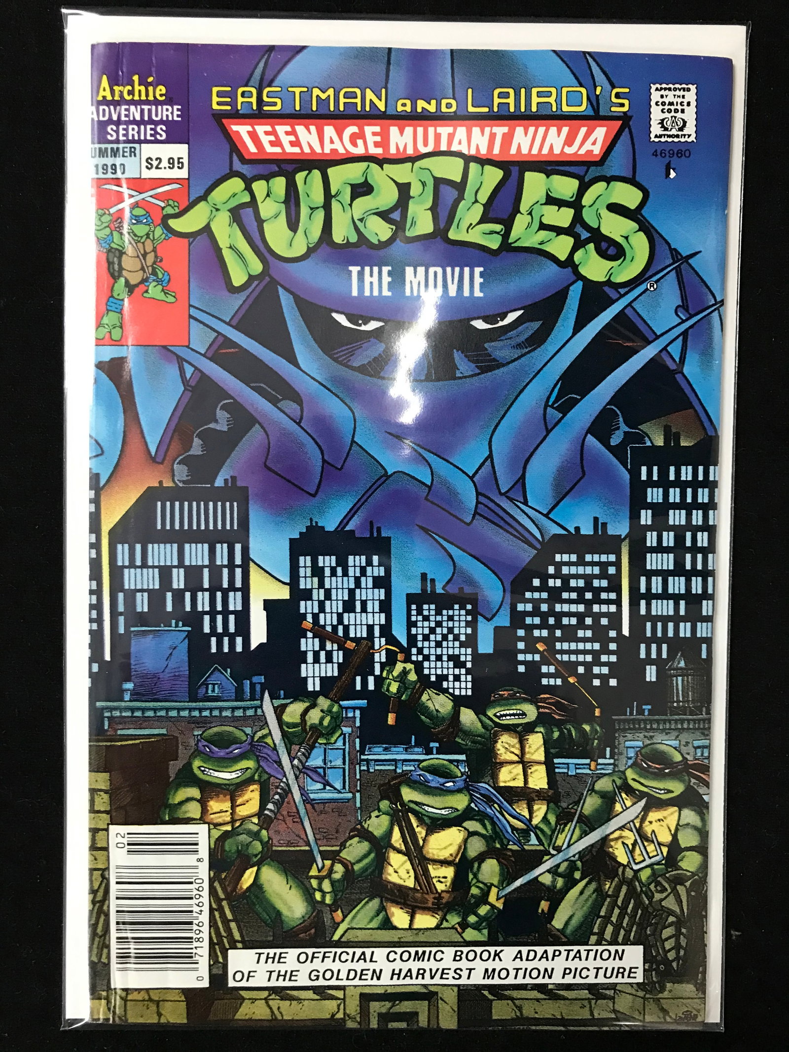 ARCHIE COMICS EASTMAN AND LAIRD'S TEENAGE MUTANT NINJA TURTLES THE MOVIE: Prices are in Canadian dollars