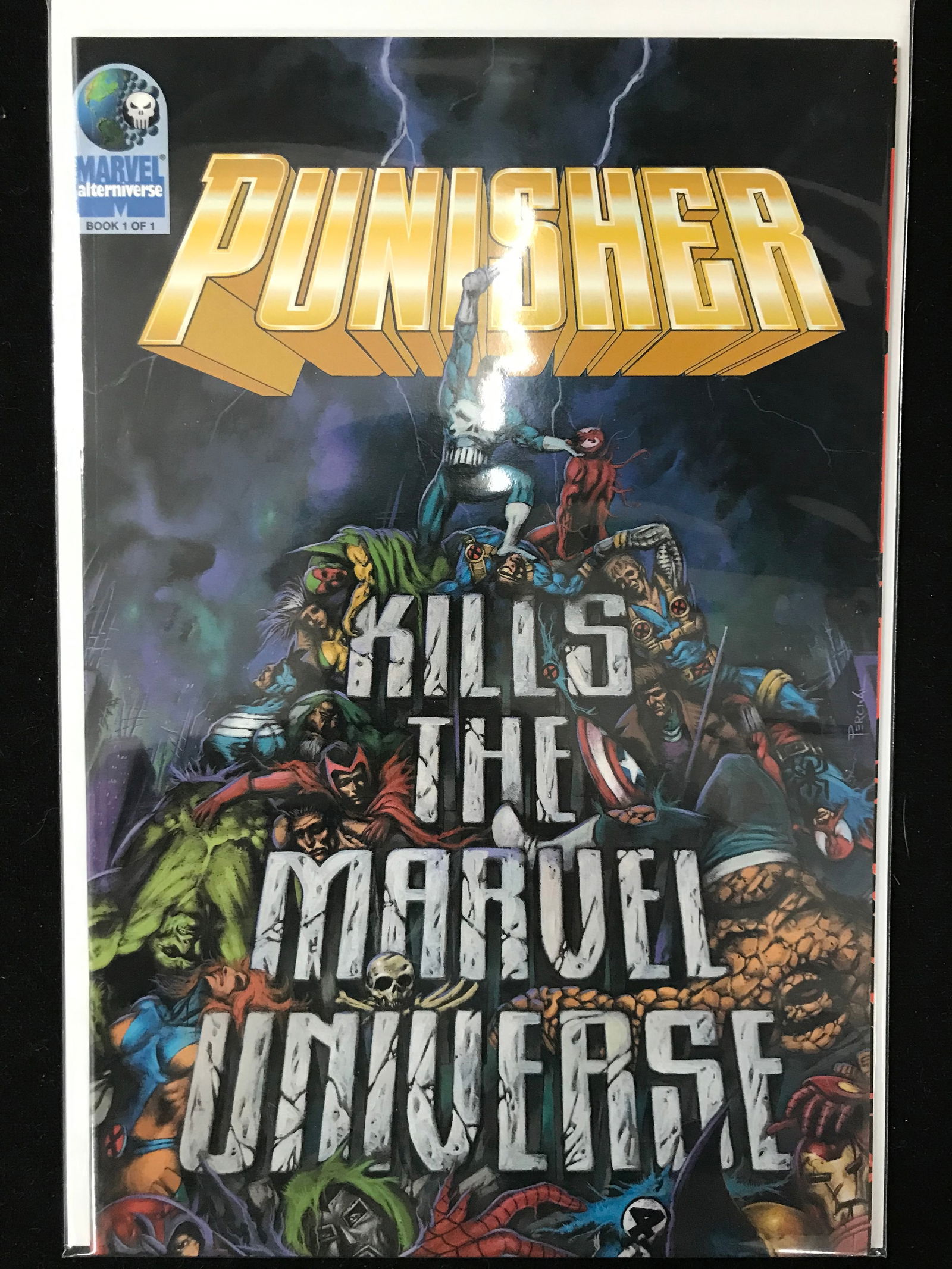 MARVEL COMICS BOOK 1 OF 1 PUNISHER KILLS THE MARVEL UNIVERSE (1 of 1)
