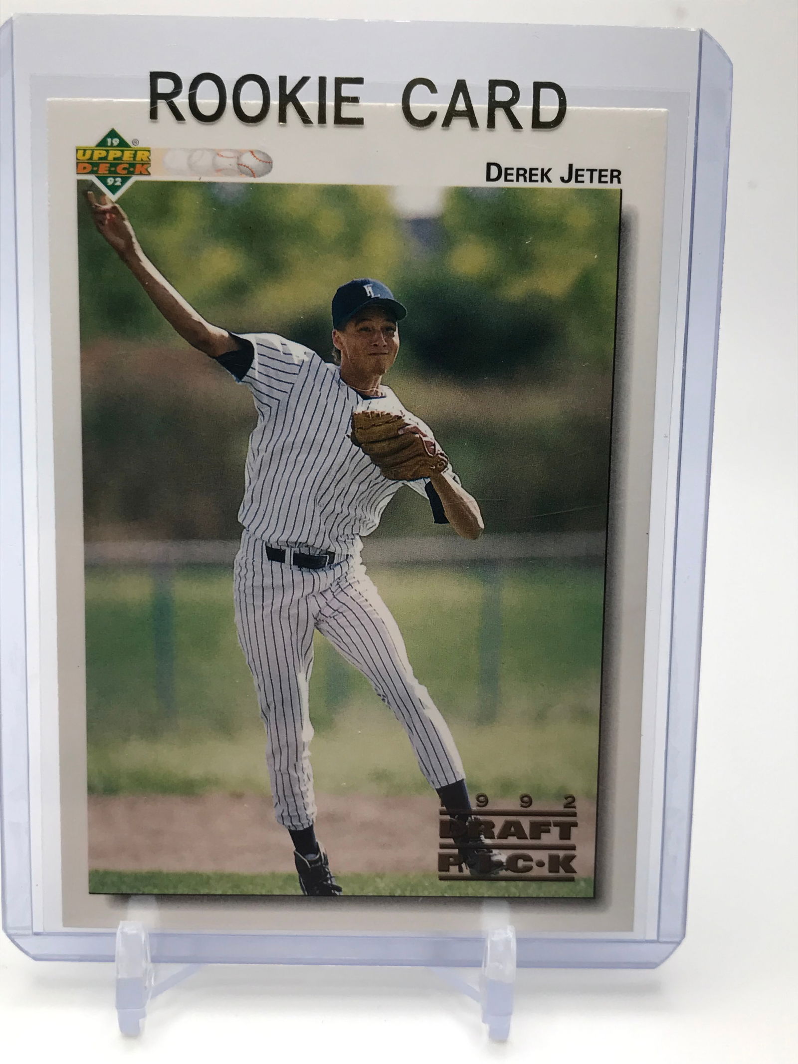 1992 DEREK JETER UPPER DECK ROOKIE CARD (1 of 2)
