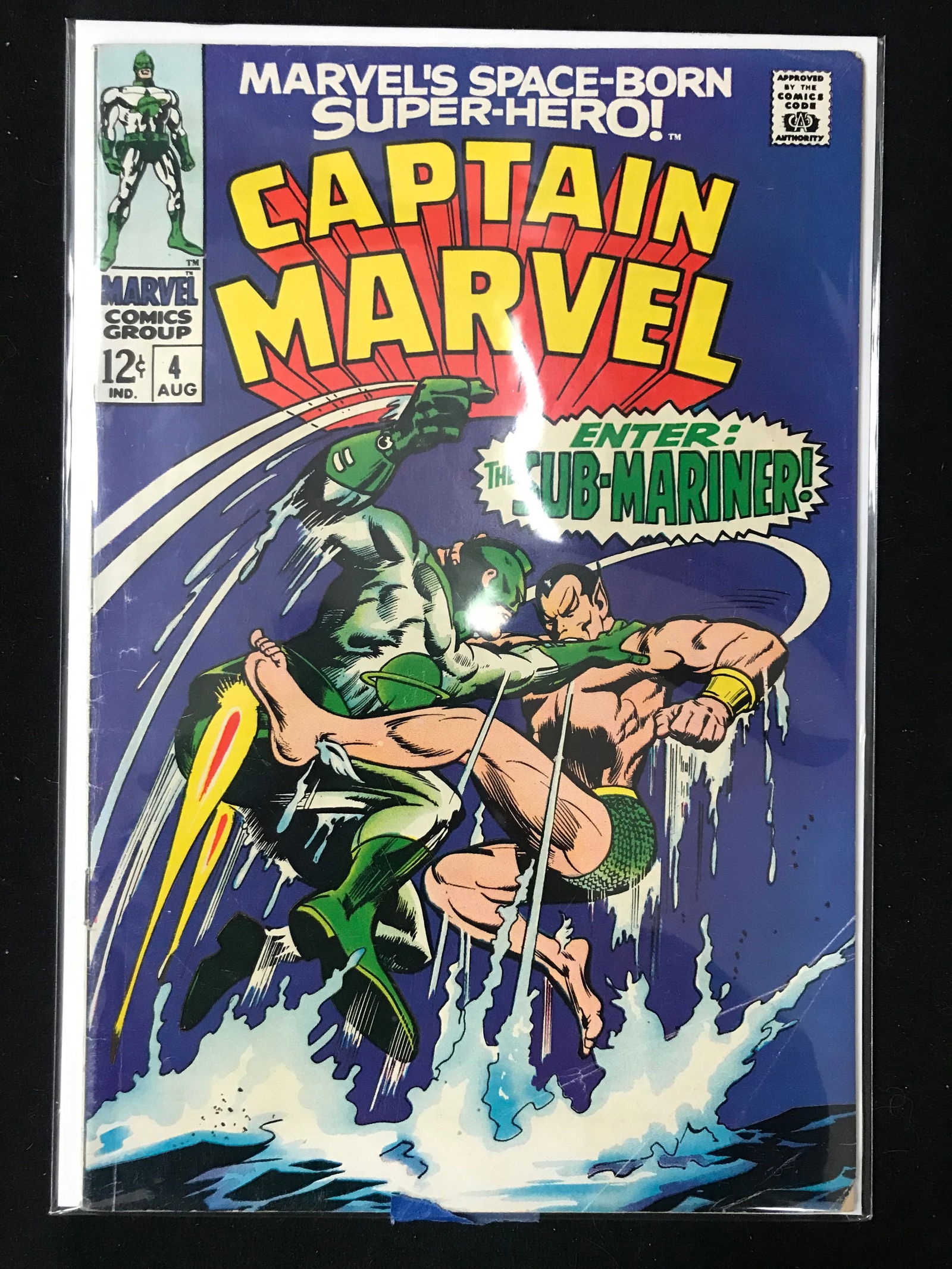 MARVEL COMICS NO.4 CAPTAIN MARVEL (1 of 1)