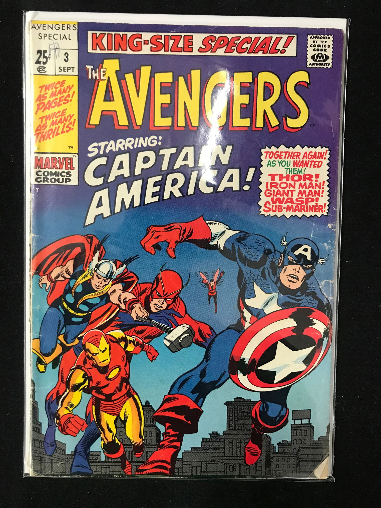 MARVEL COMICS NO.3 THE AVENGERS (1 of 1)