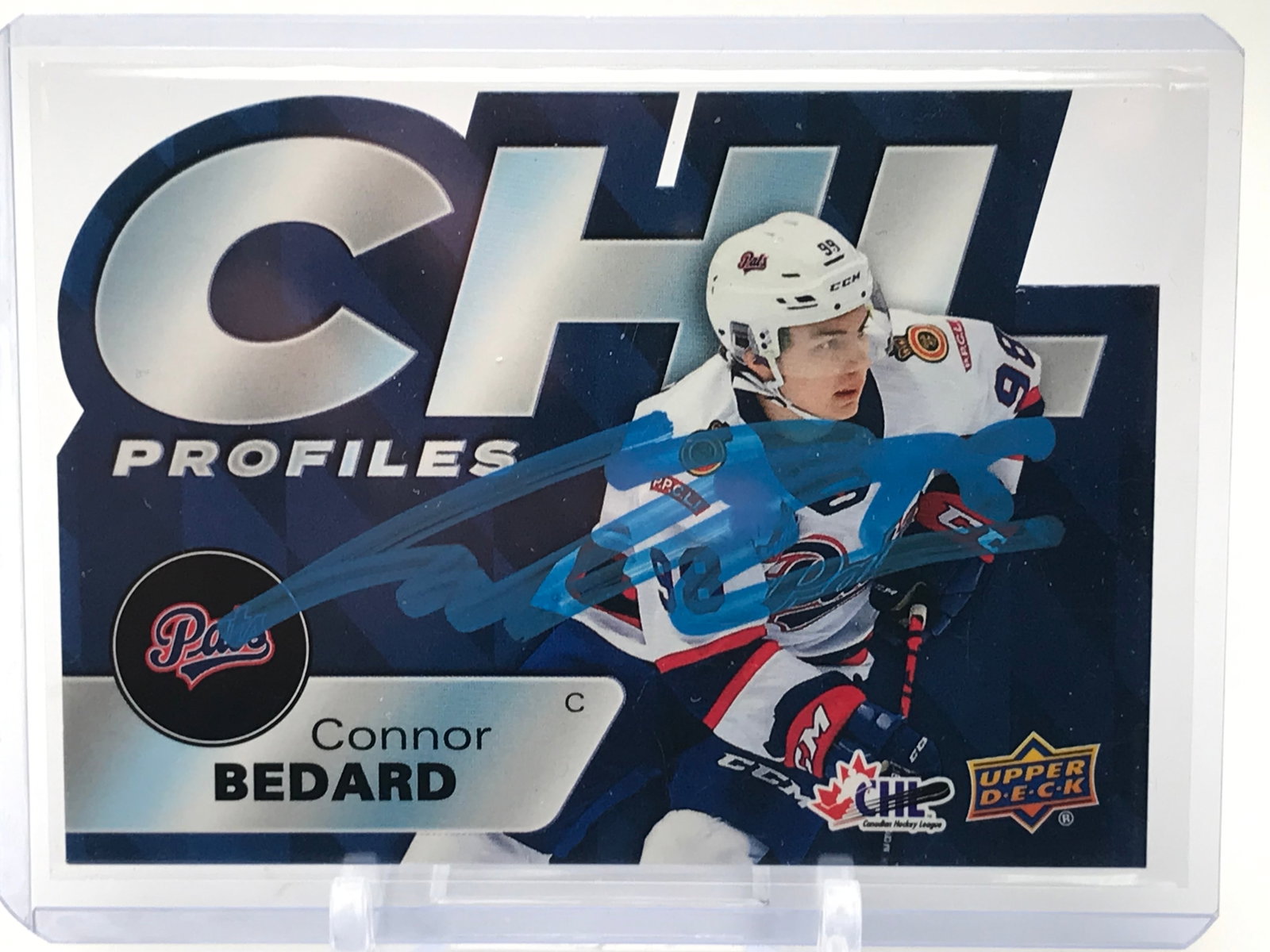 2021-22 UPPER DECK CHL NO.PR-6 CONNOR BEDARD AUTO: Prices are in Canadian dollars