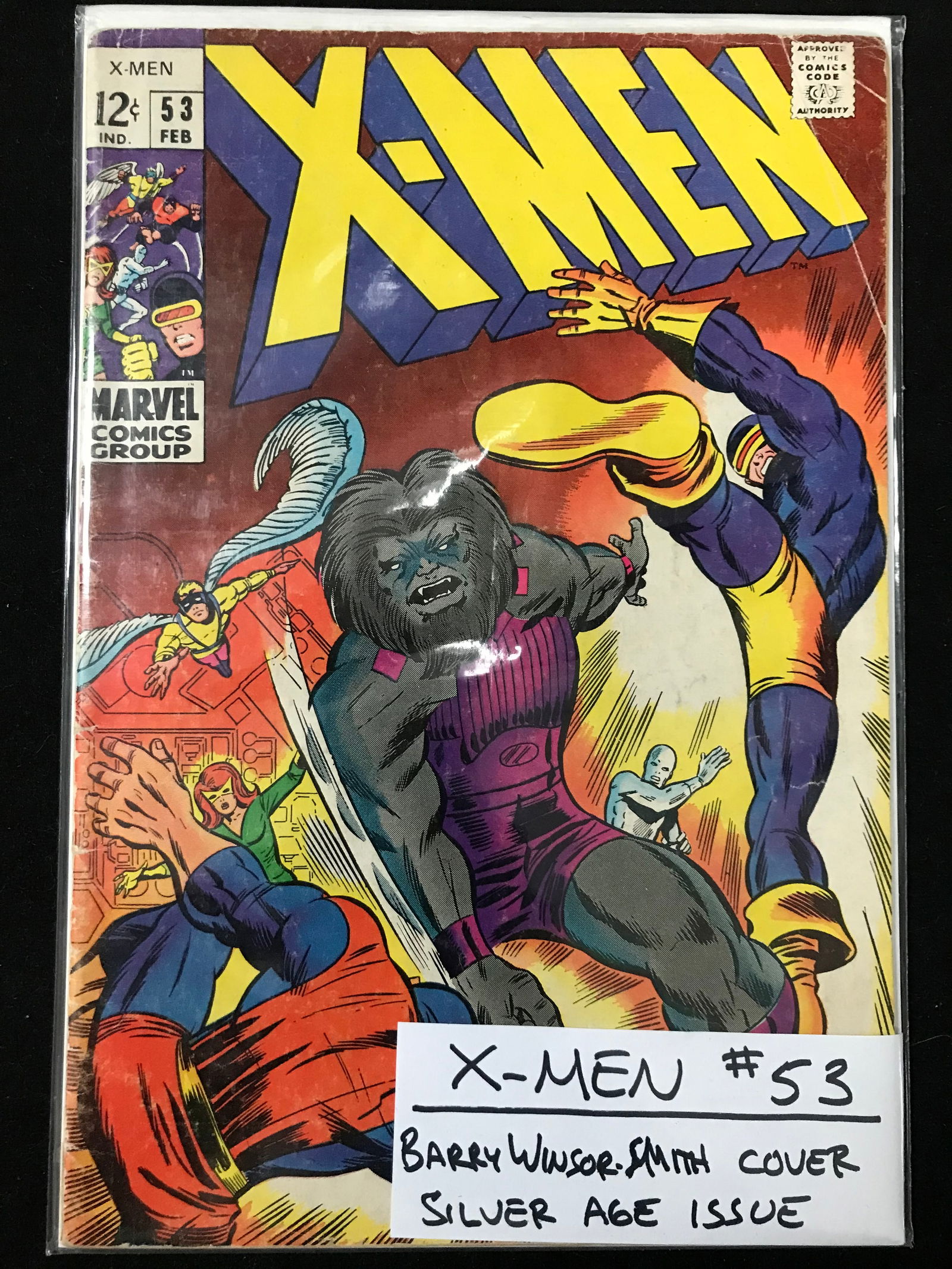 MARVEL COMICS NO.53 X-MEN (BARRY WINSOR SMITH COVER) (1 of 1)