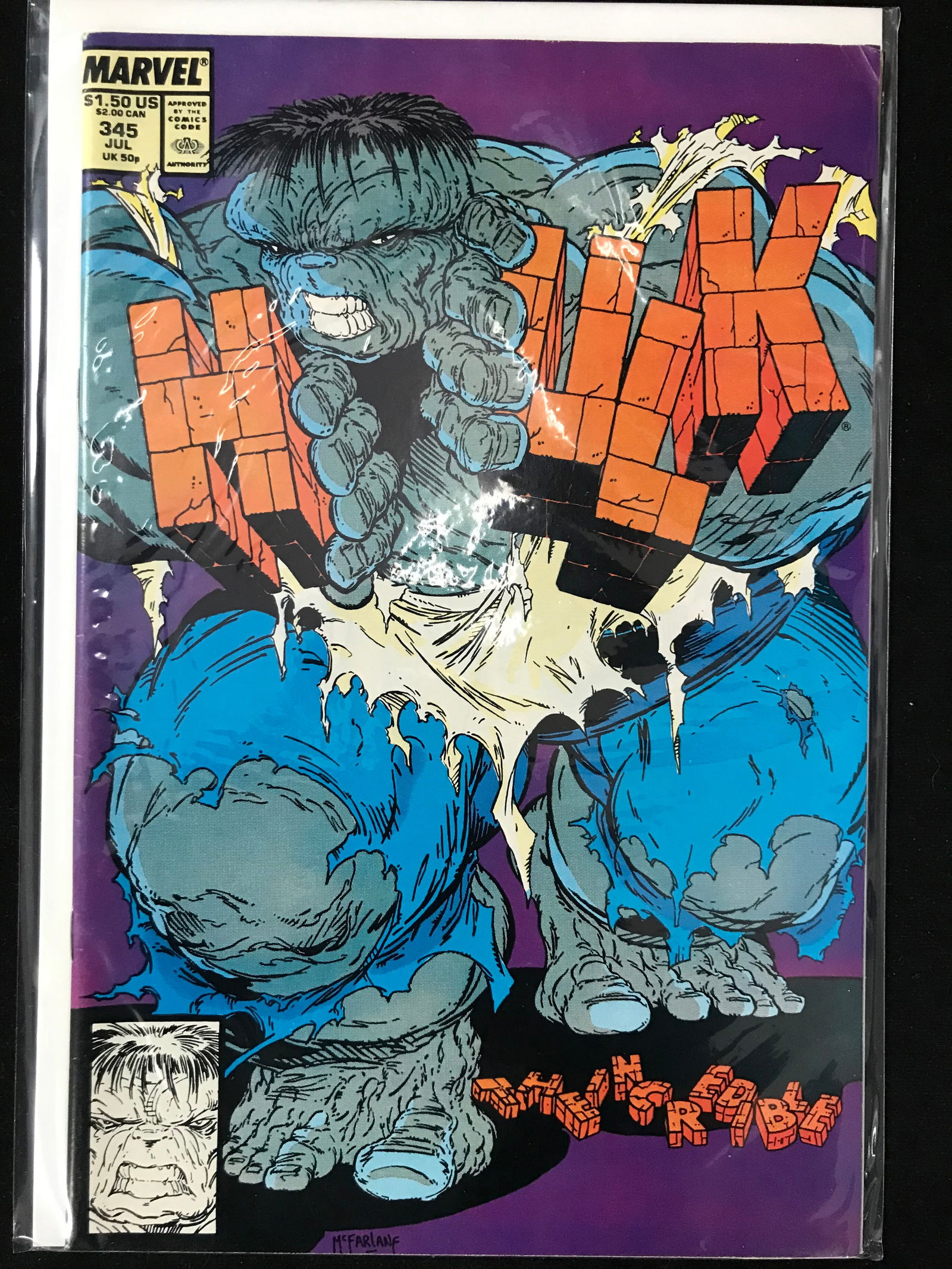 MARVEL COMICS NO.345 HULK (1 of 1)