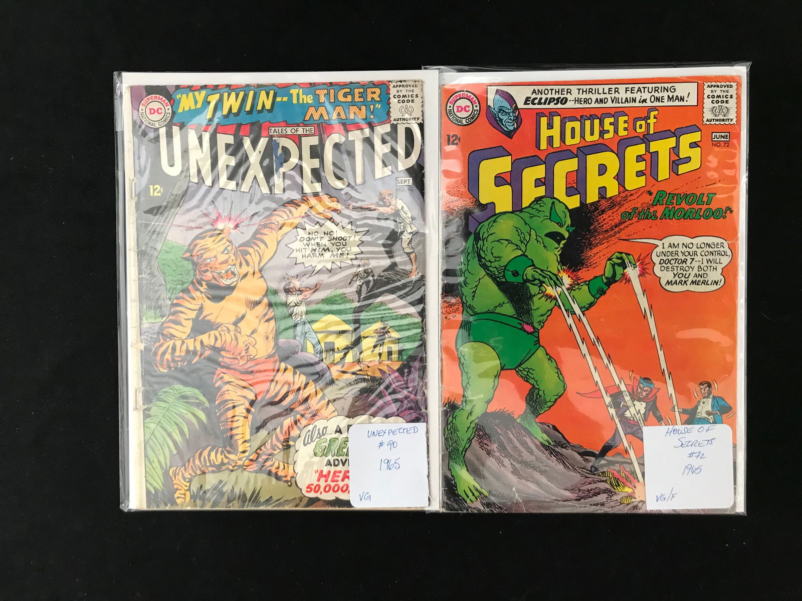 SILVER AGE HORROR COMIC BOOK LOT HOUSE OF MYSTERY (1 of 1)