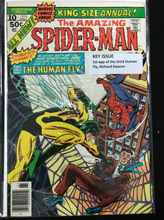 MARVEL COMICS NO.10 THE AMAZING SPIDERMAN (1ST APP OF THE HUMAN FLY, RICHARD DEACON): Prices are in Canadian dollars