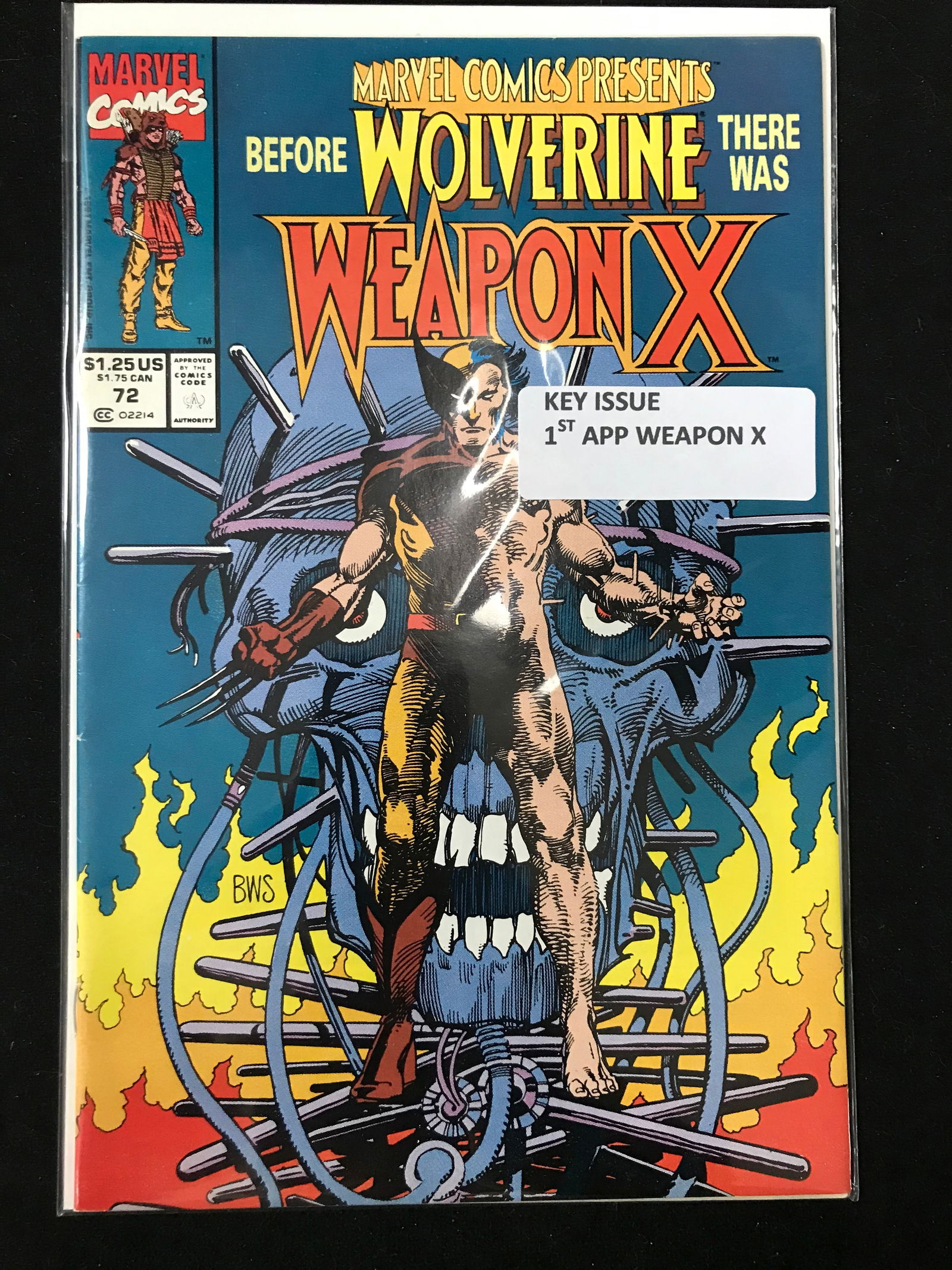 MARVEL COMICS NO.72 WEAPON X (1ST APP WEAPON X) (1 of 1)
