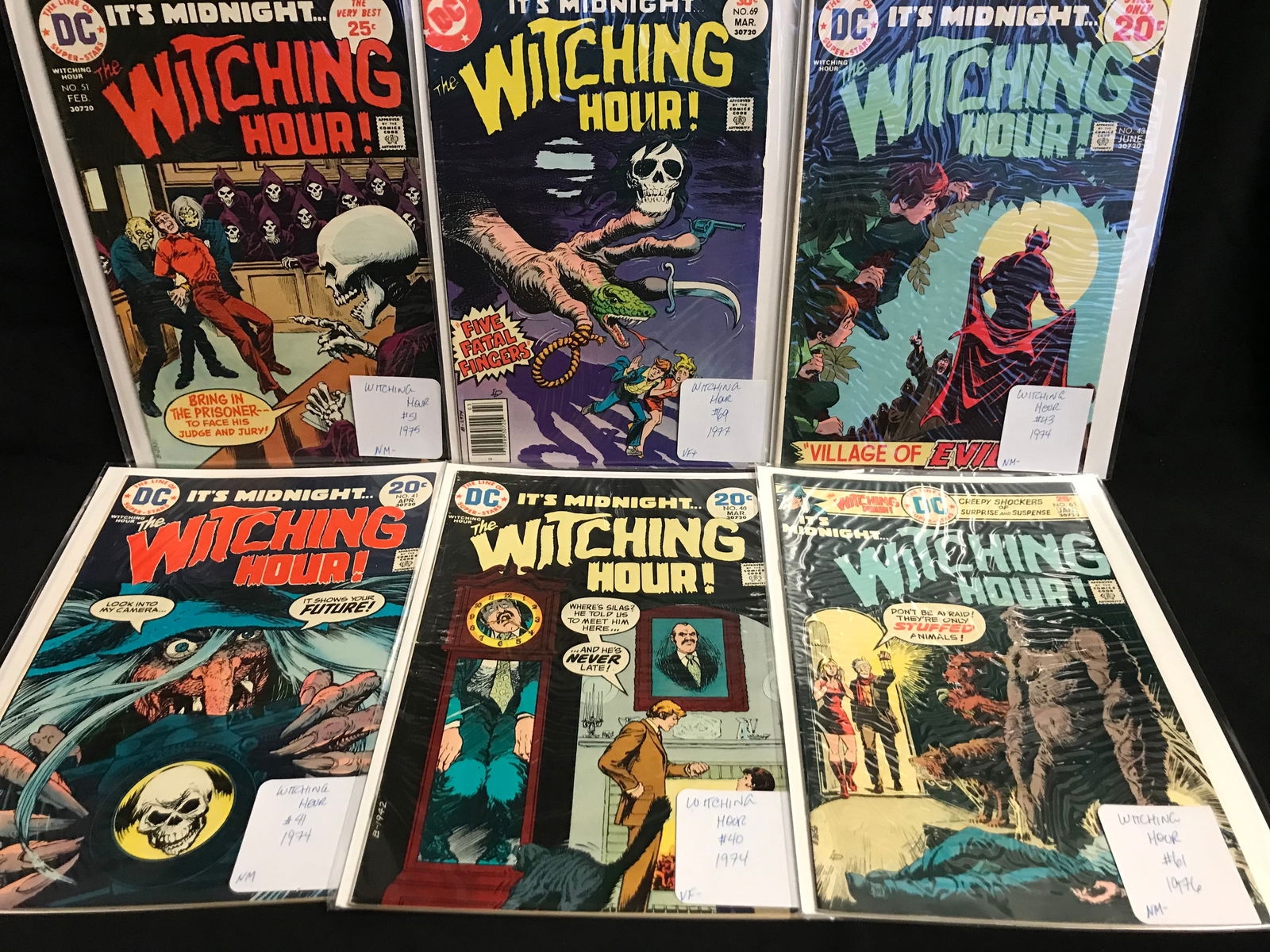 DC COMICS THE WITCHING HOUR COMIC BOOK LOT (1 of 1)