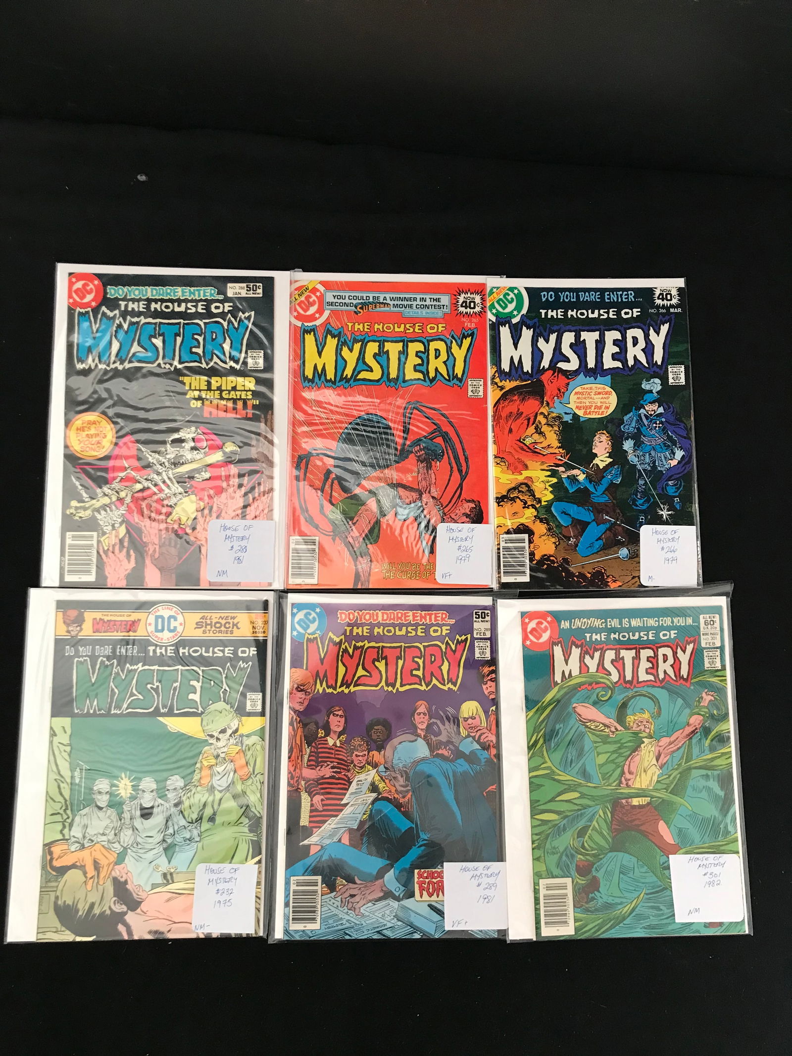 DC COMICS HOUSE OF MYSTERY BRONZE AGE COMIC BOOK LOT (1 of 1)