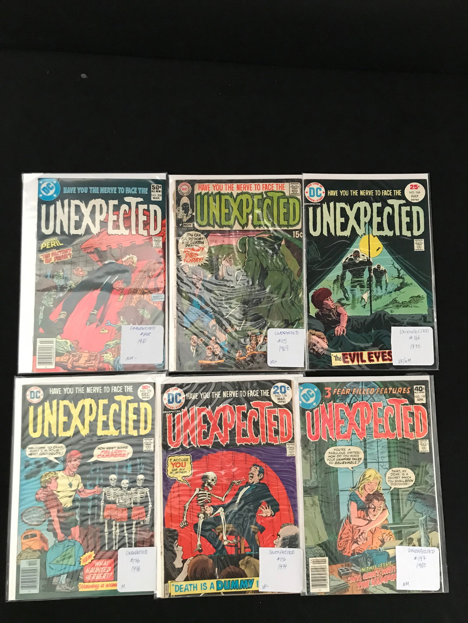 DC COMICS UNEXPECTED BRONZE AGE COMIC BOOK LOT (1 of 1)