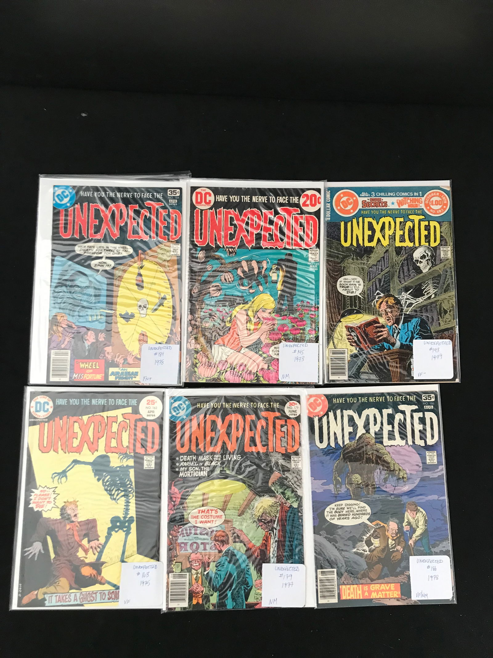 DC COMICS UNEXPECTED BRONZE AGE COMIC BOOK LOT (1 of 1)
